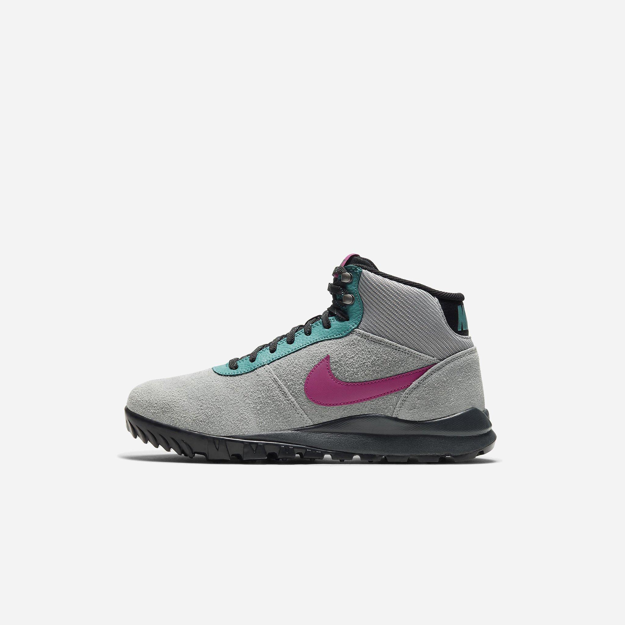 Nike Suede Hoodland in Particle Grey/Magenta (Gray) for Men - Lyst