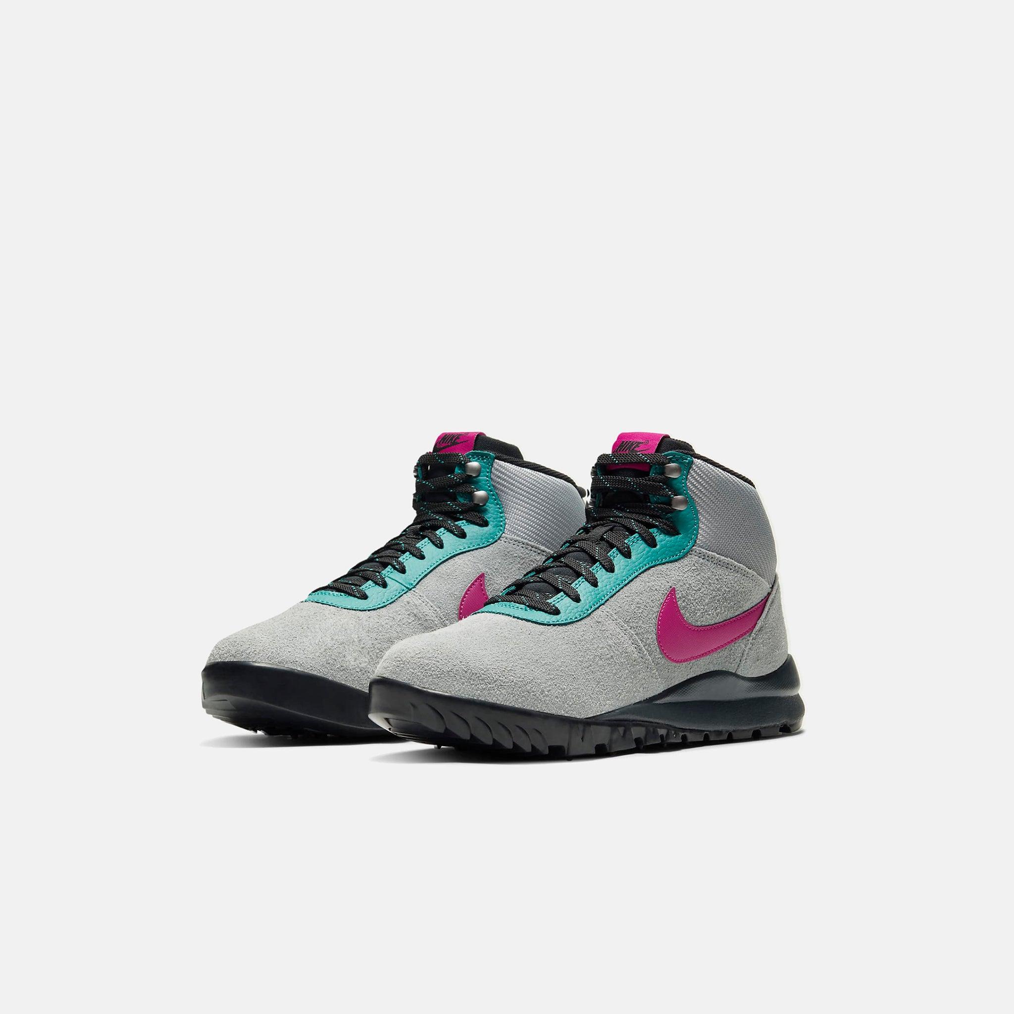 Nike Suede Hoodland in Particle Grey/Magenta (Gray) for Men - Lyst