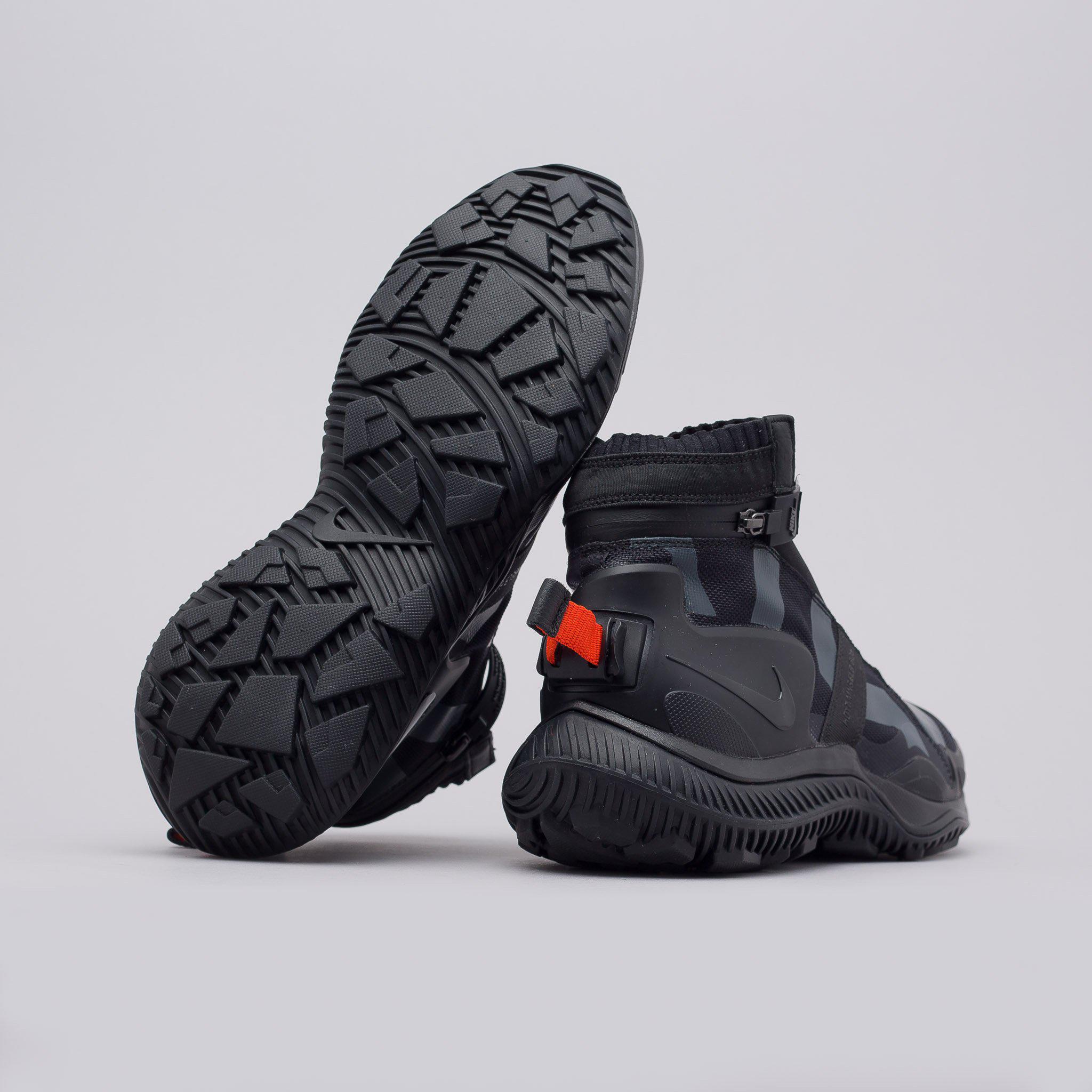 Nike Rubber Acg Gaiter Boot In Black for Men - Lyst