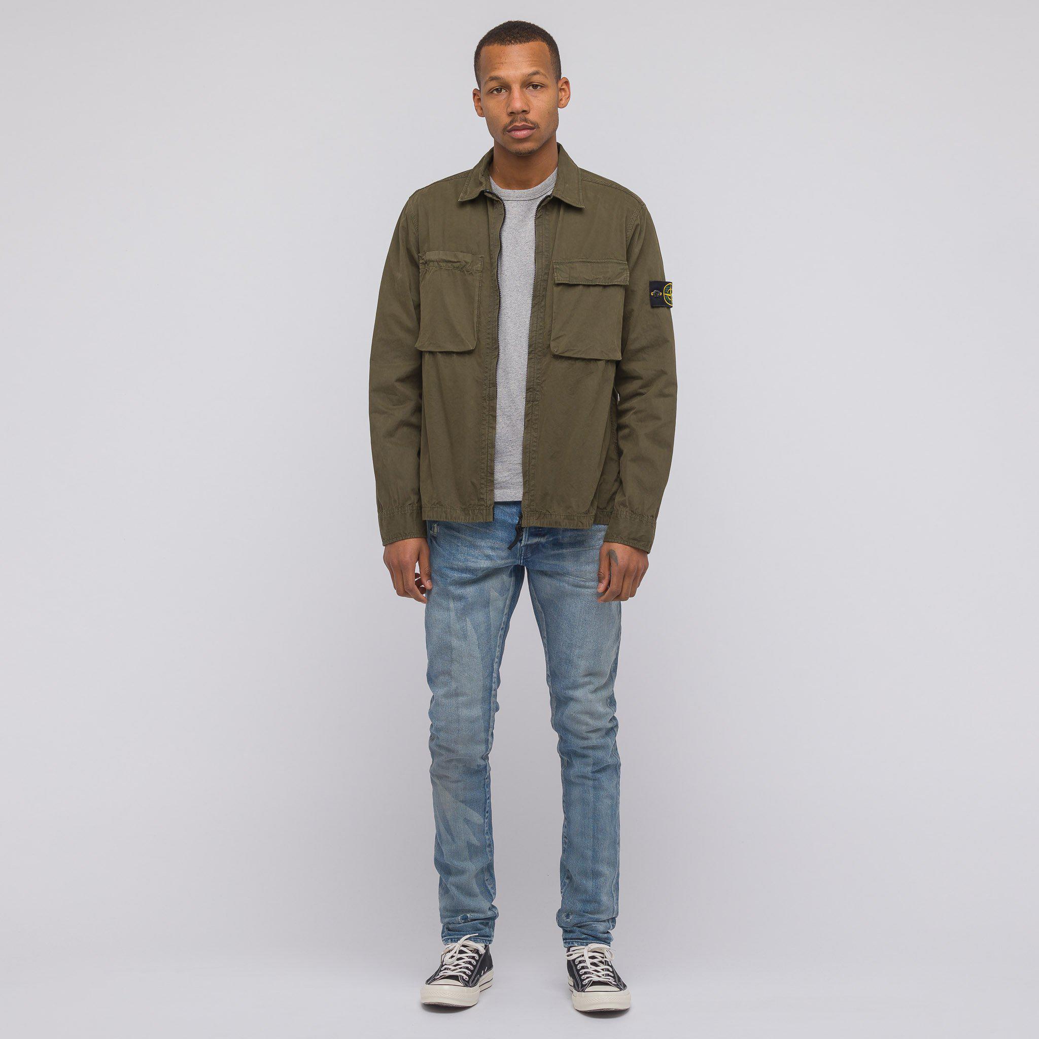 Stone Island Cotton 111wn T Co Old Jacket In Olive In Green For Men Lyst Stone Island Cotton 111wn T Co Old Jacket In Olive In Green For Men Lyst