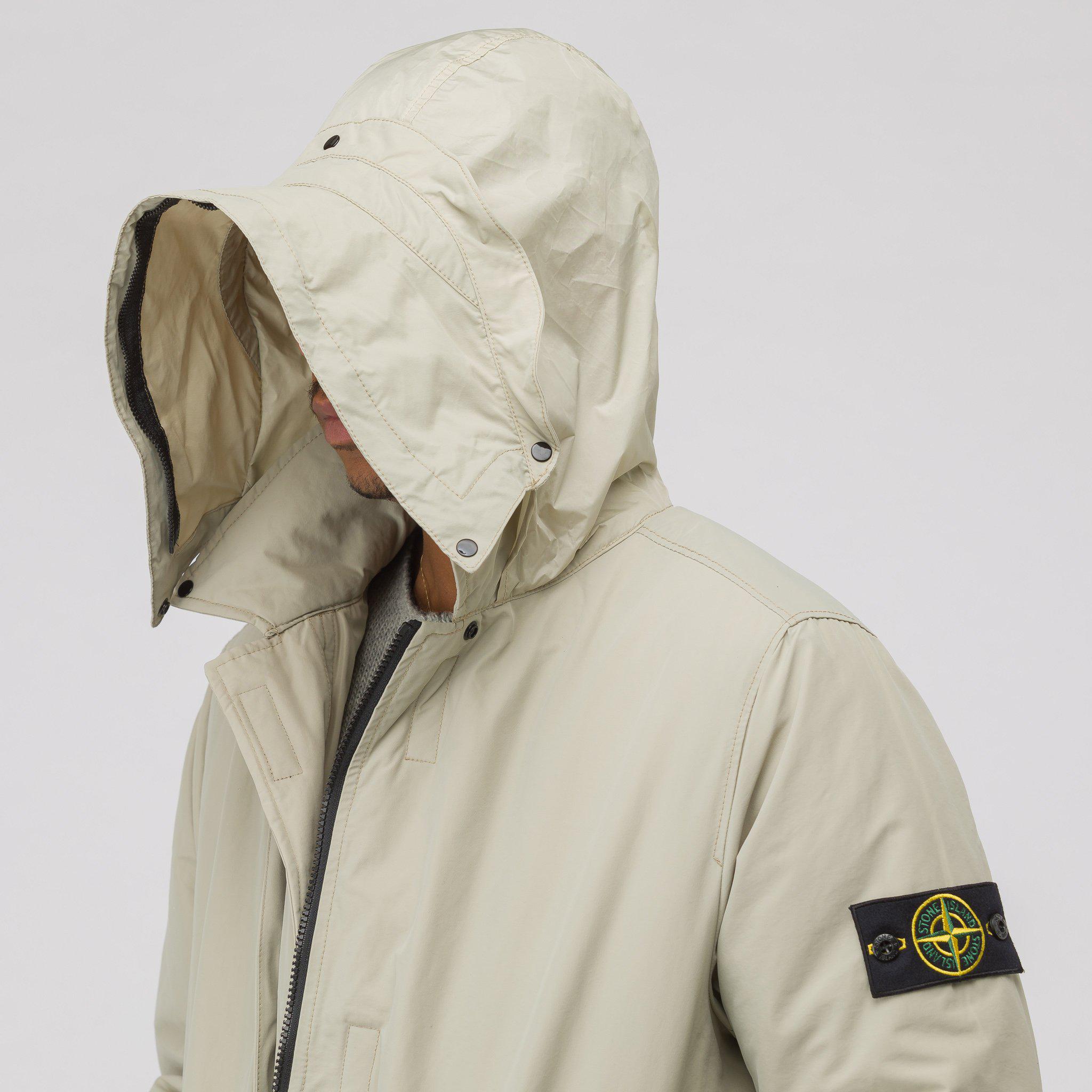 Stone Island Synthetic 70426 Micro Reps Coat With Primaloft In Beige in  Natural for Men - Lyst