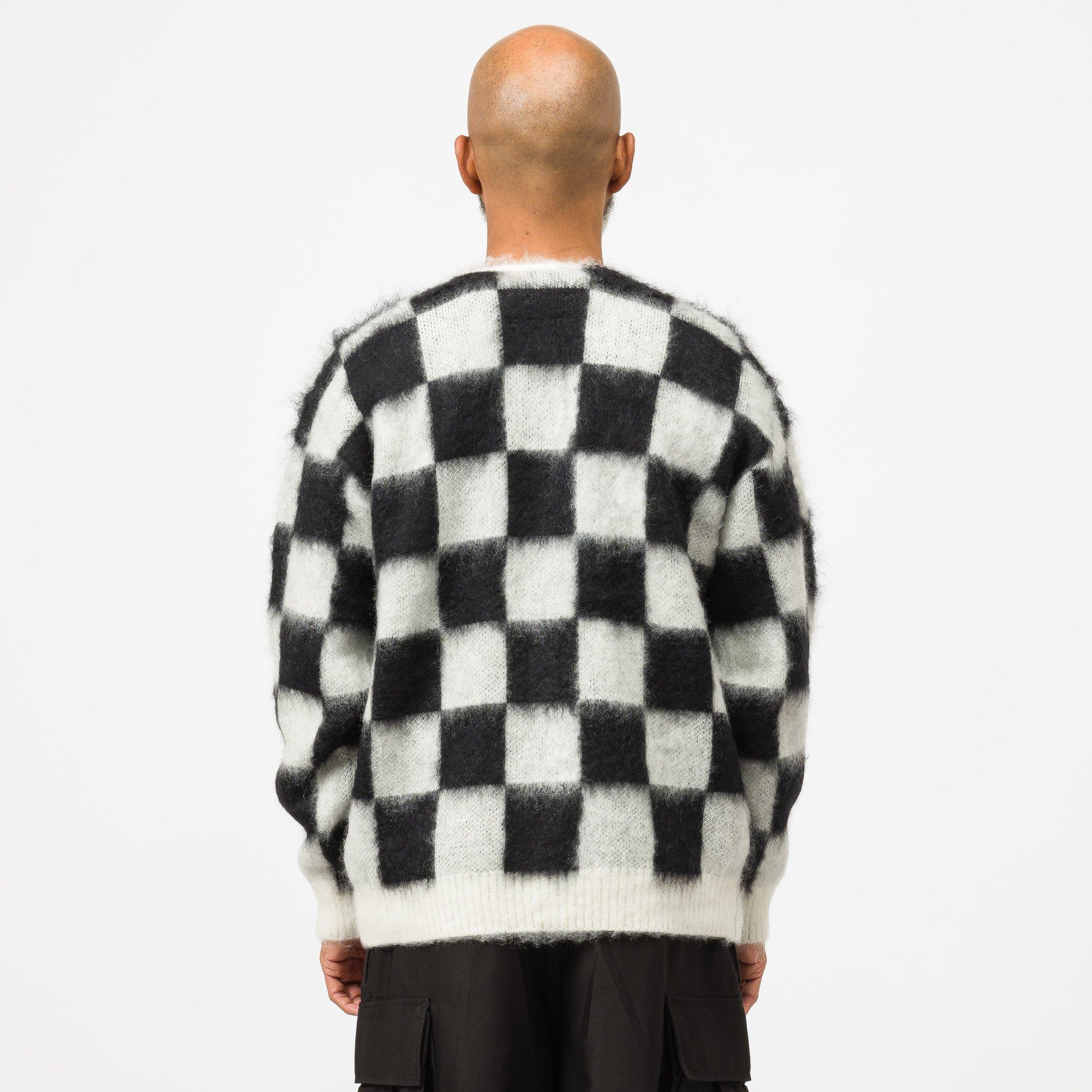 Needles Denim Checkered Mohair Cardigan for Men Lyst