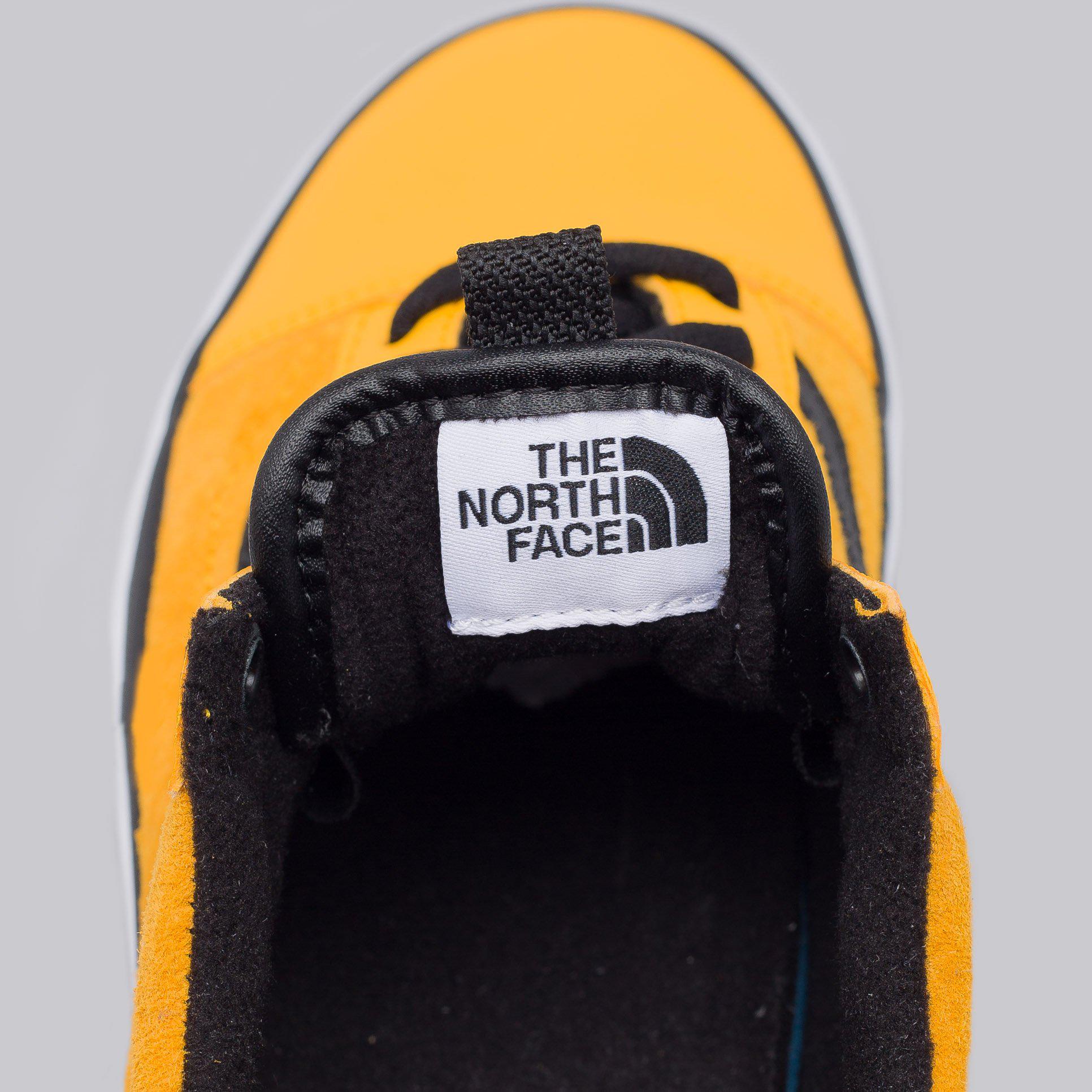 yellow vans the north face