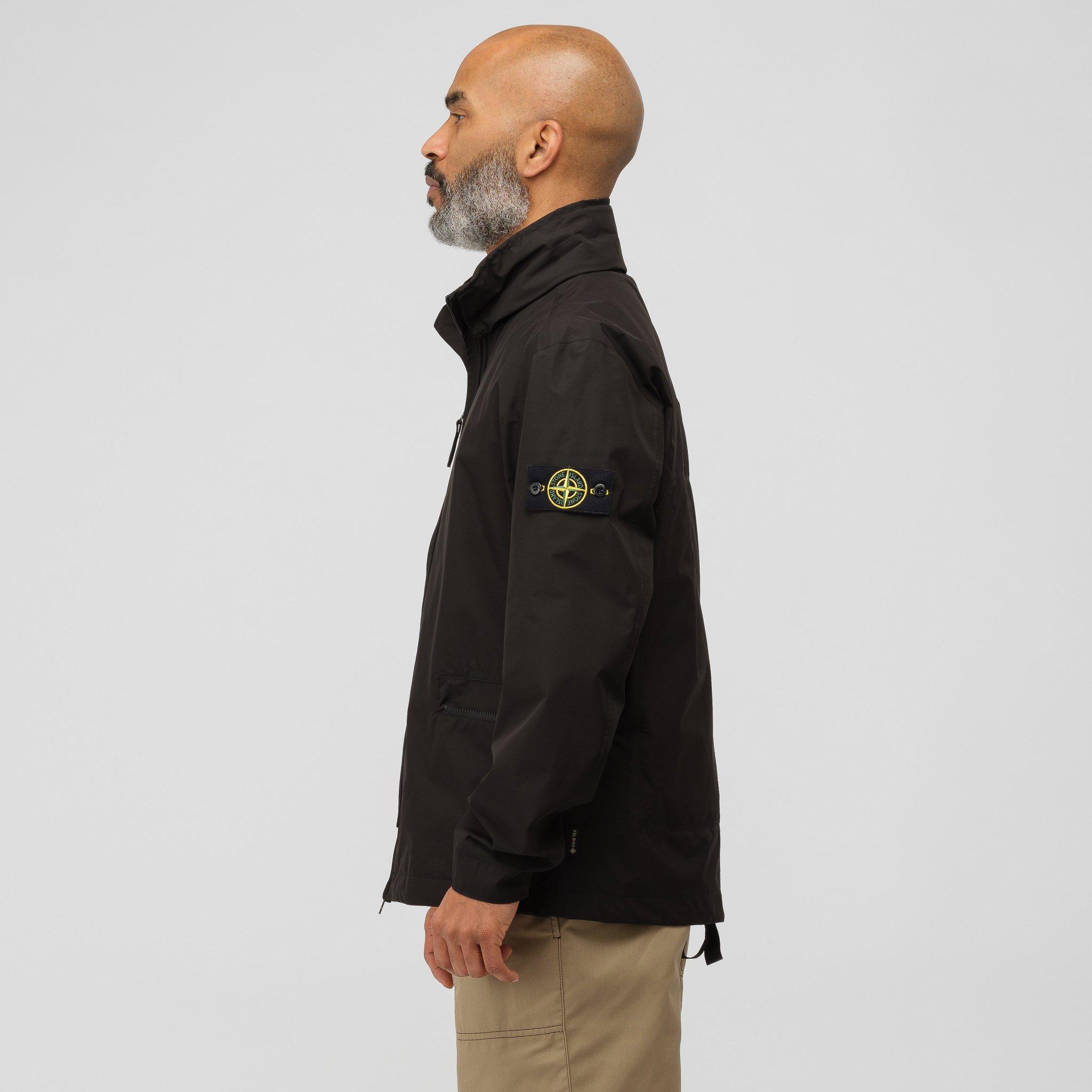 Stone Island Synthetic 430 Gore Tex Jacket In Black For Men Lyst