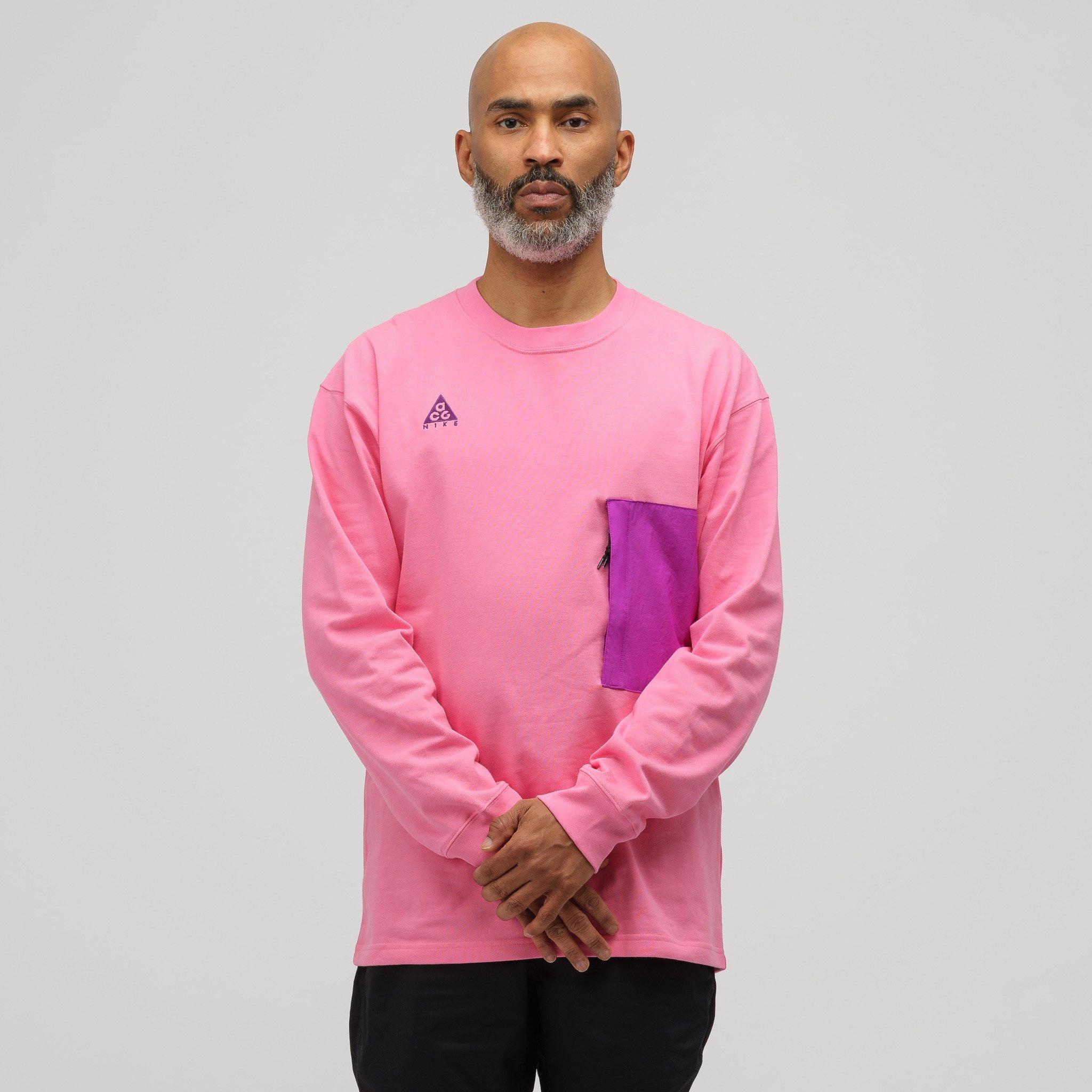 nike acg long sleeve pocket tee