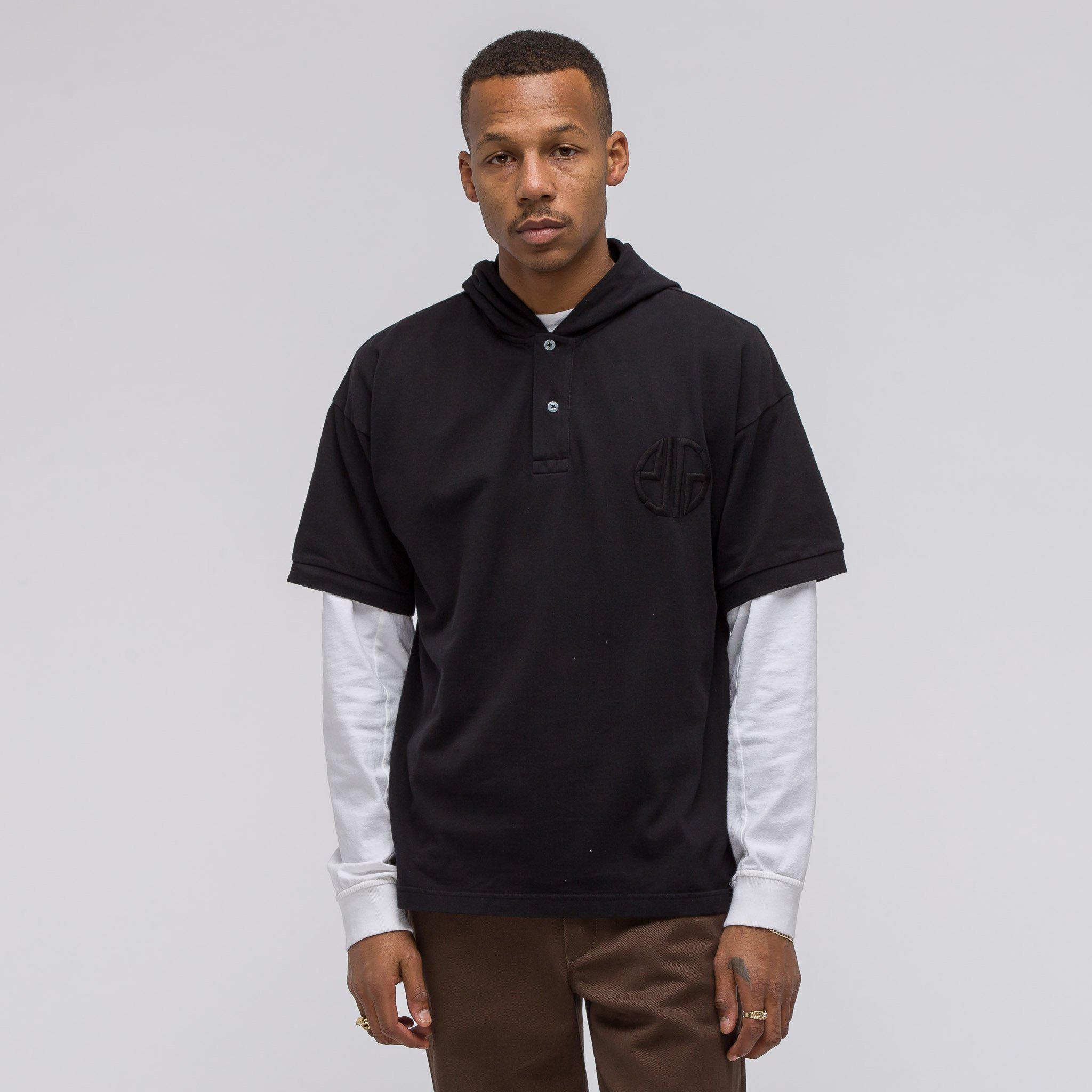 hooded polo shirts