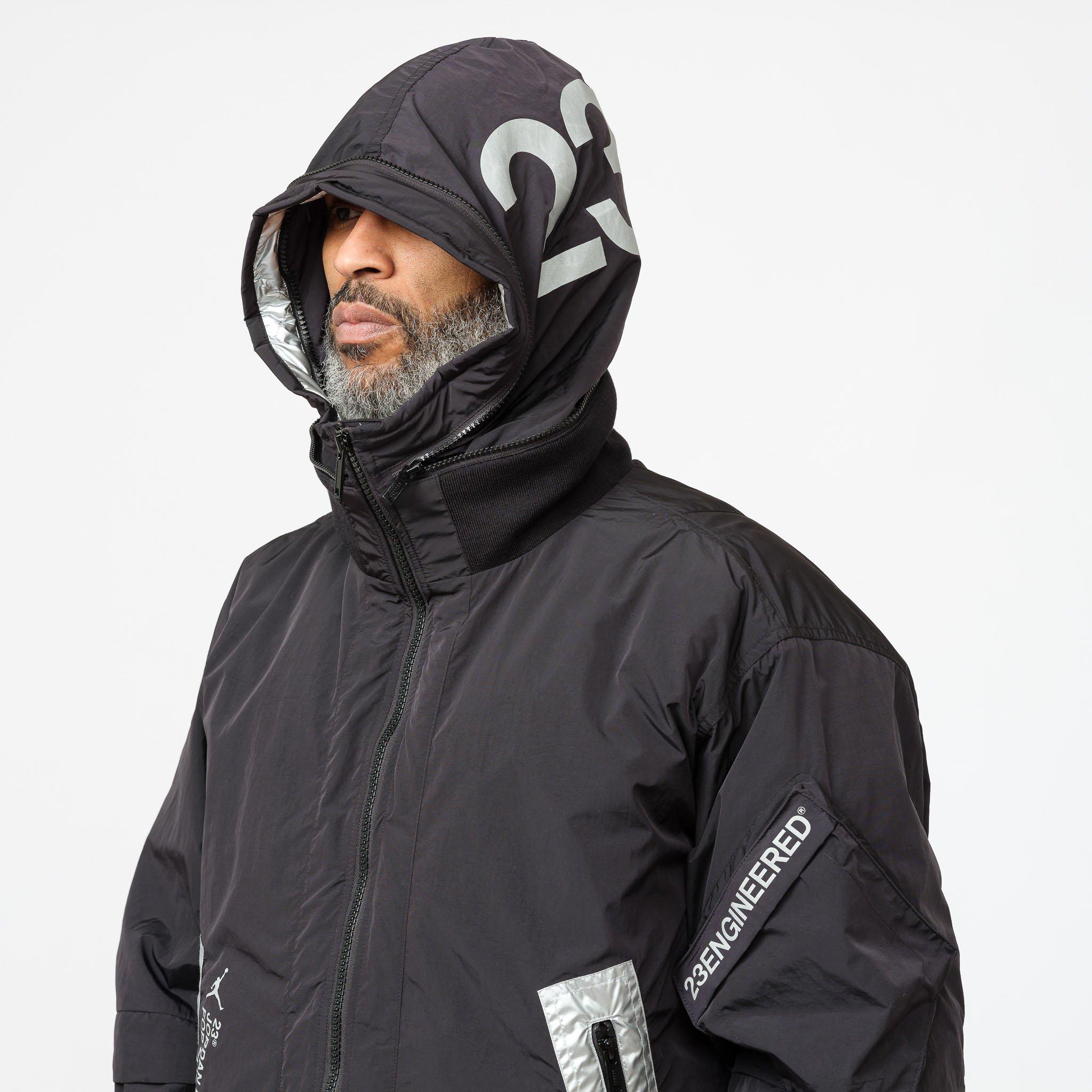 Nike Synthetic 23 Engineered Ma 1 Down Jacket In Black For Men Lyst