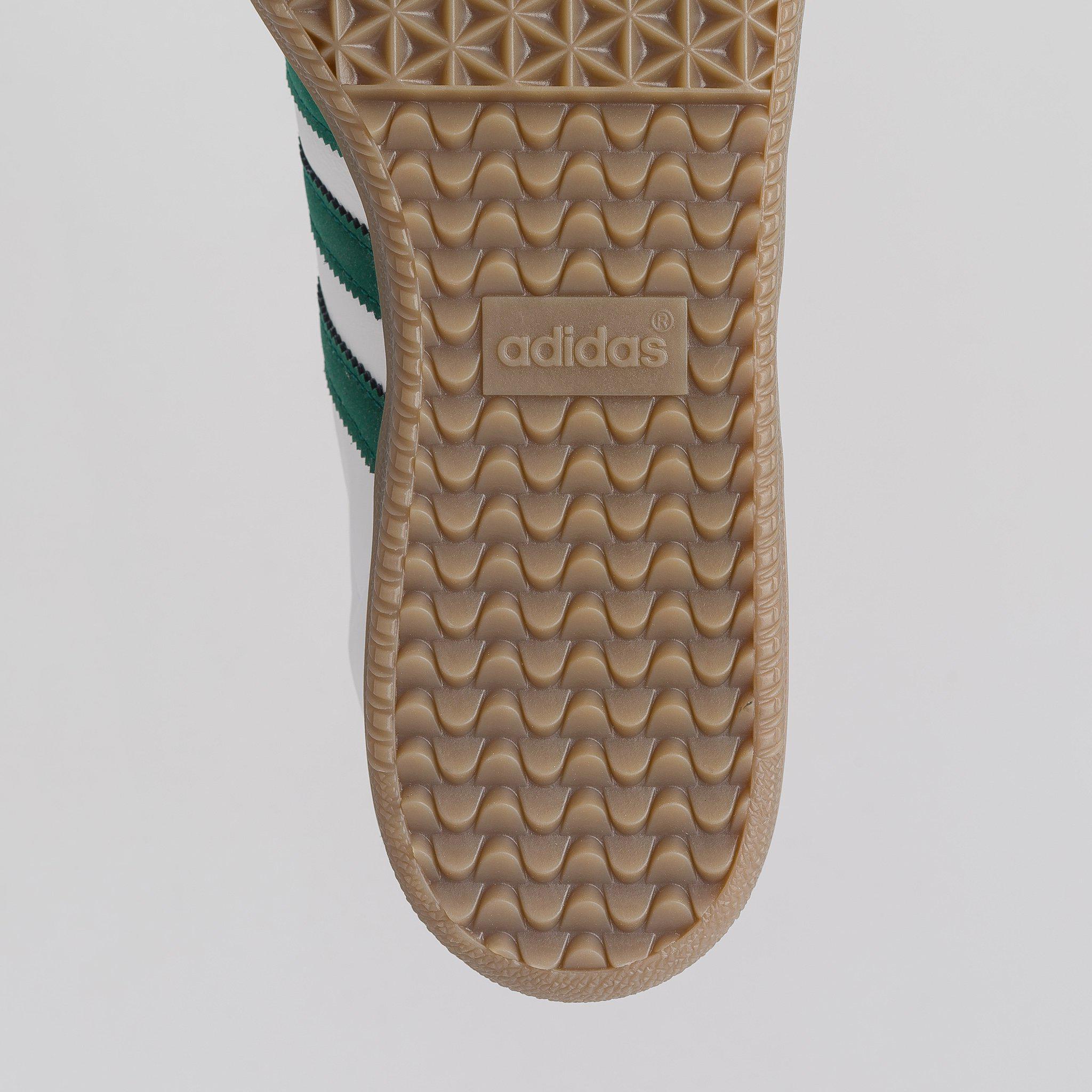 adidas Leather Samba Og In White/green 