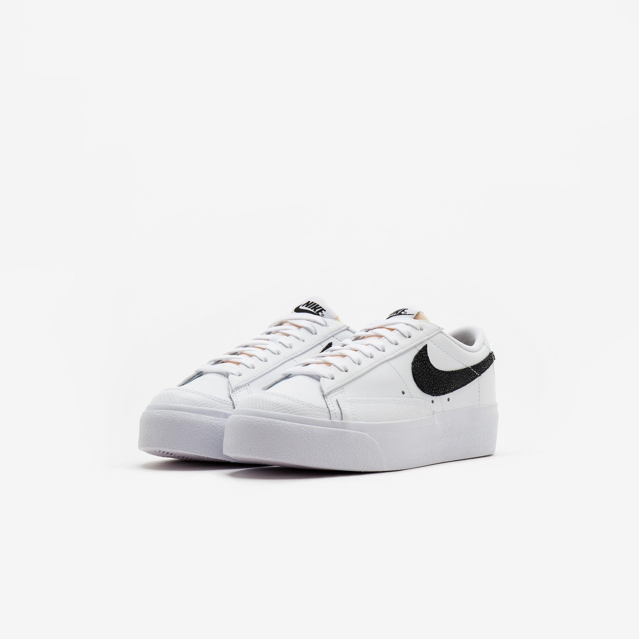 Nike Blazer Low Platform Sneaker in White | Lyst