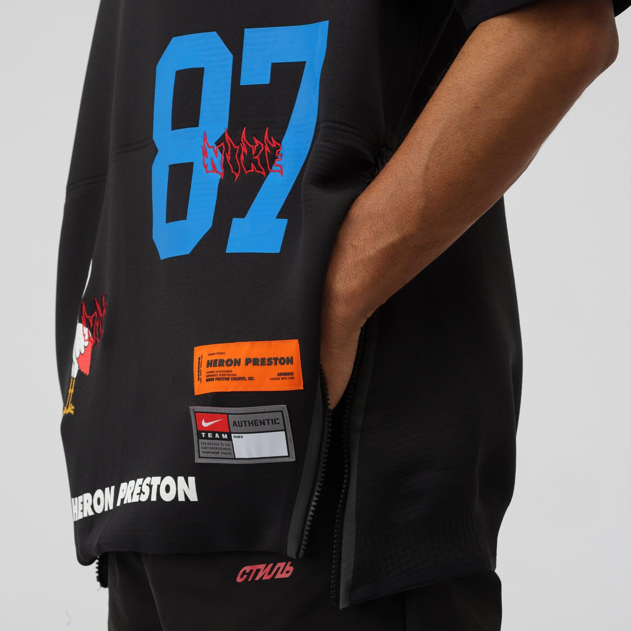 carga Distinguir Circulo Nike X Heron Preston S/s Hooded Top in Black for Men | Lyst