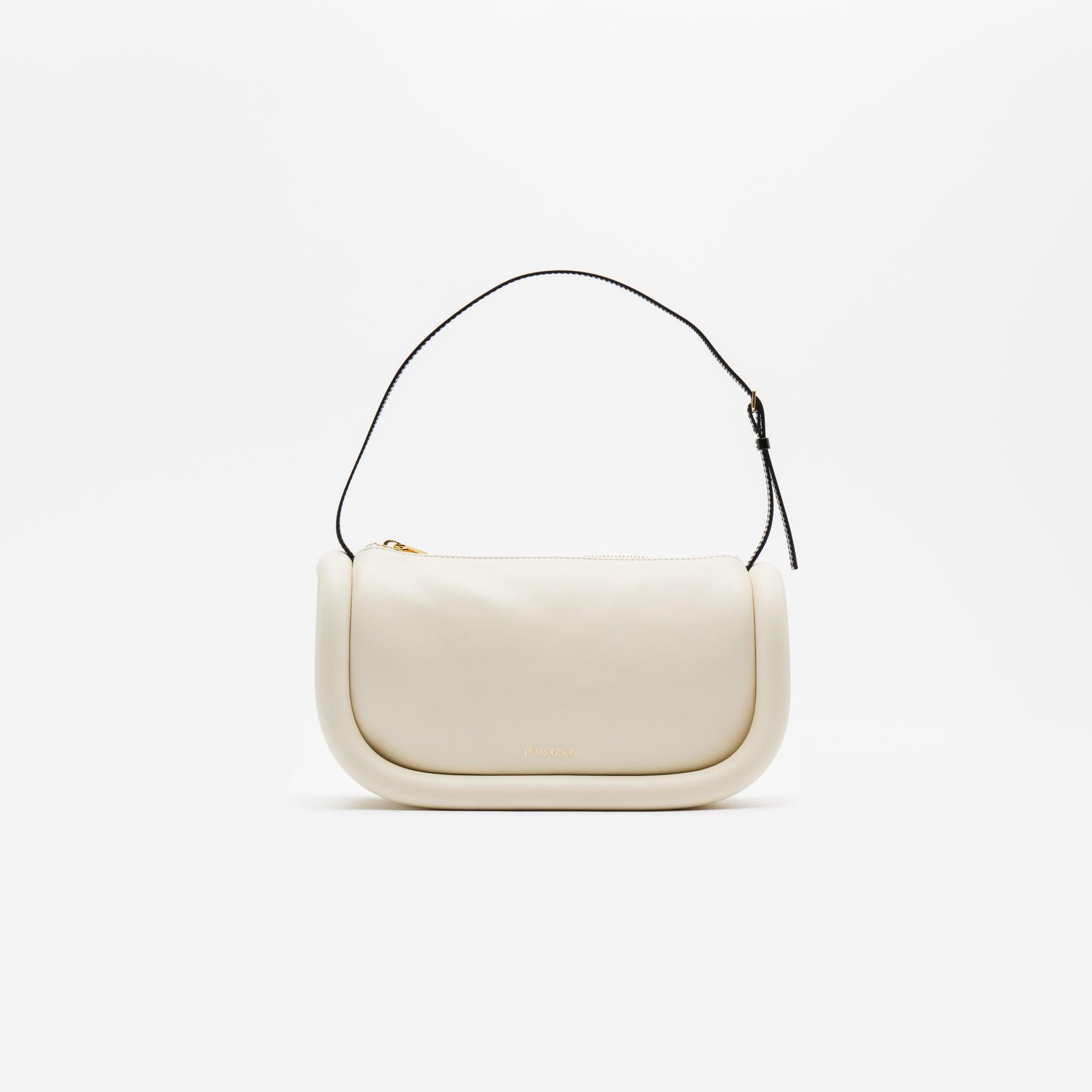 JW Anderson Leather The Bumper Baguette in White | Lyst