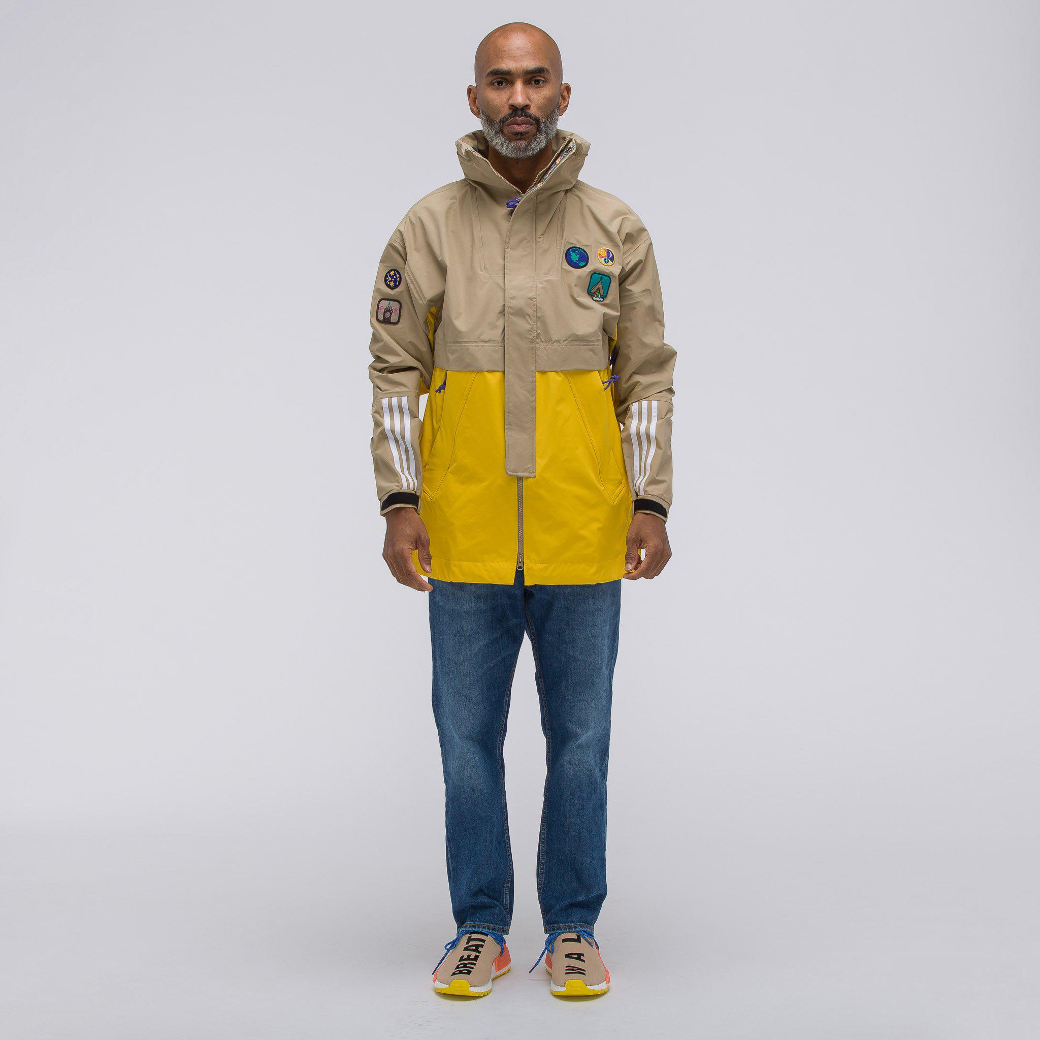 adidas x pharrell williams solarhu shell jacket