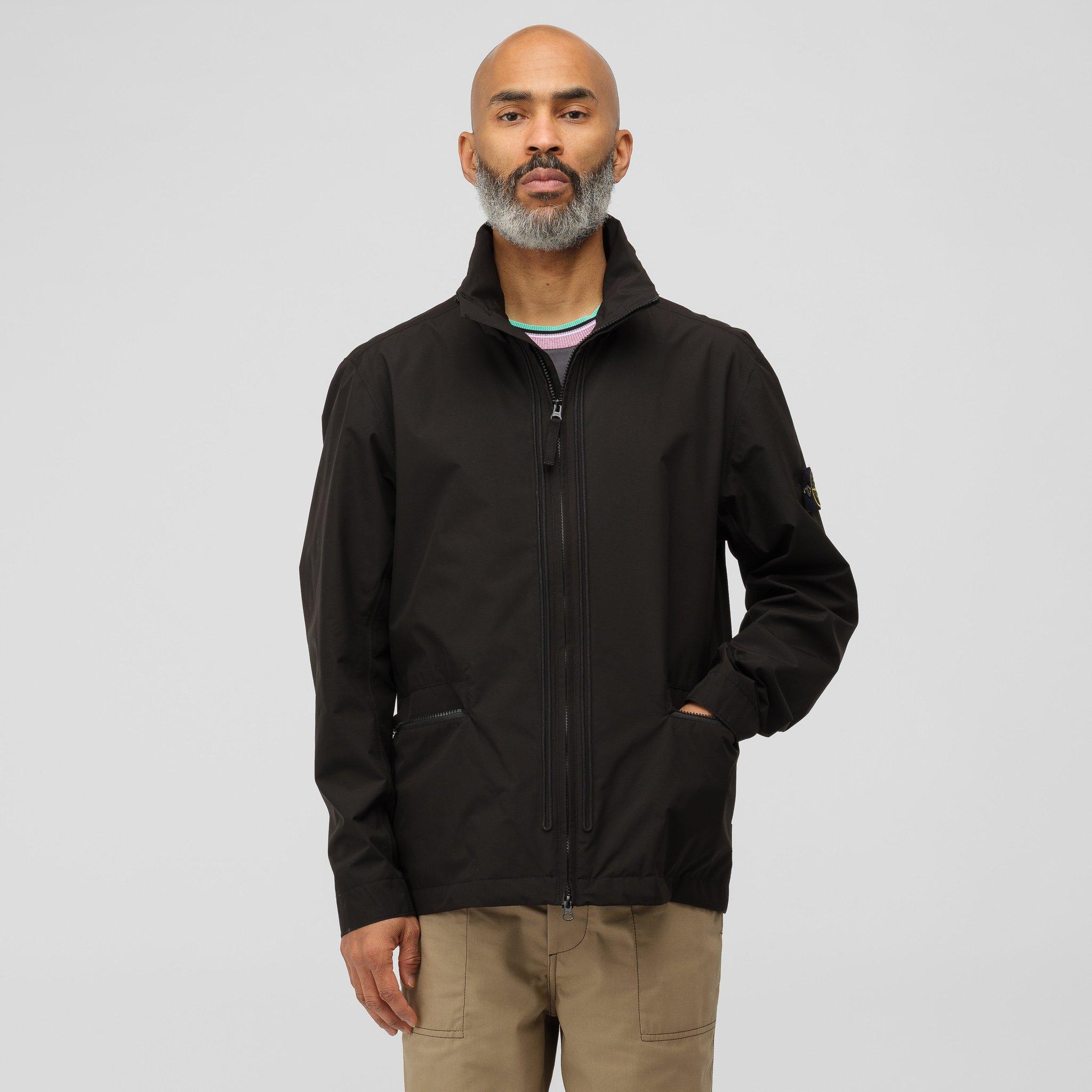 Stone Island Synthetic 430 Gore Tex Jacket In Black For Men Lyst