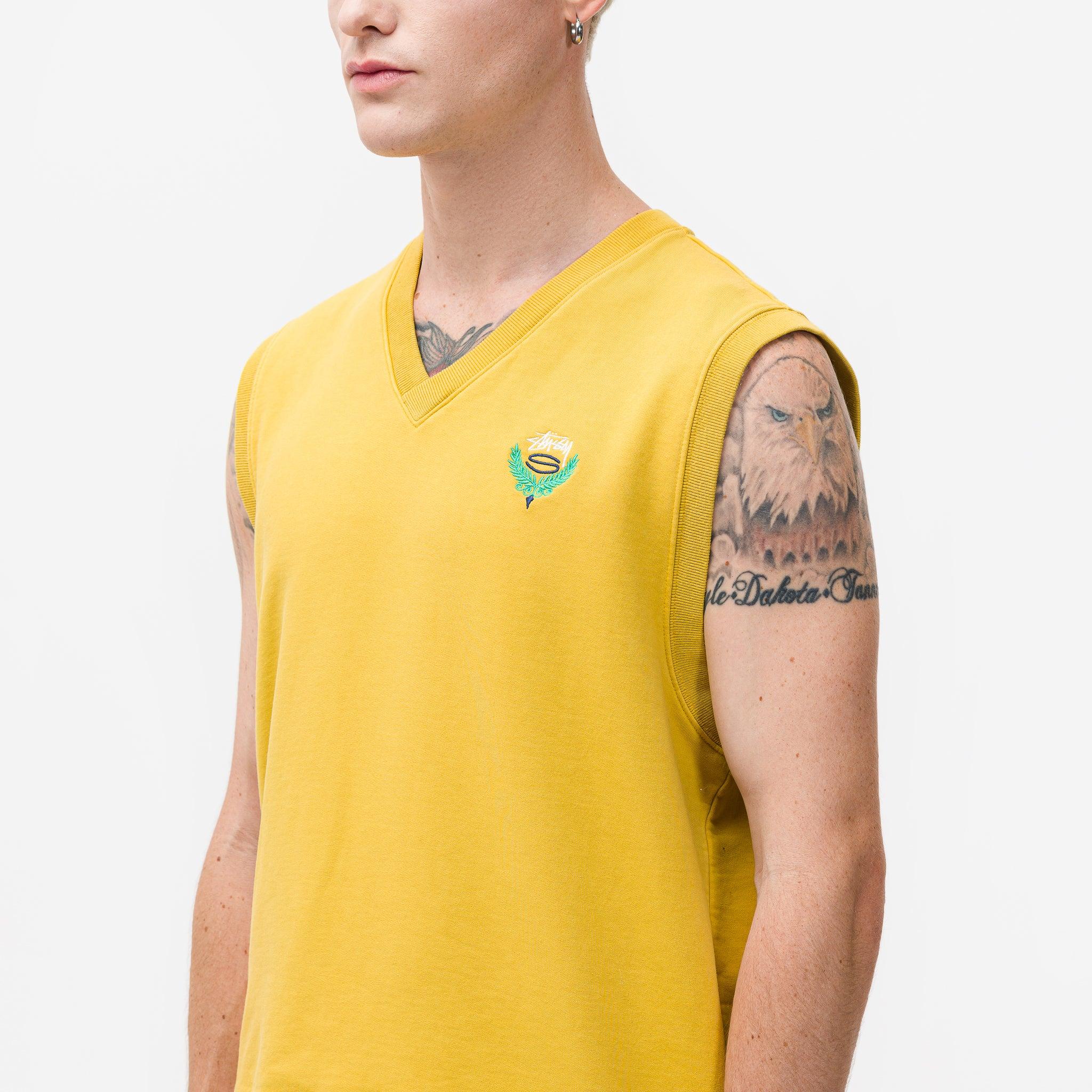 Stussy Fleece Vest Yellow XL mitsubishimotors.co.in