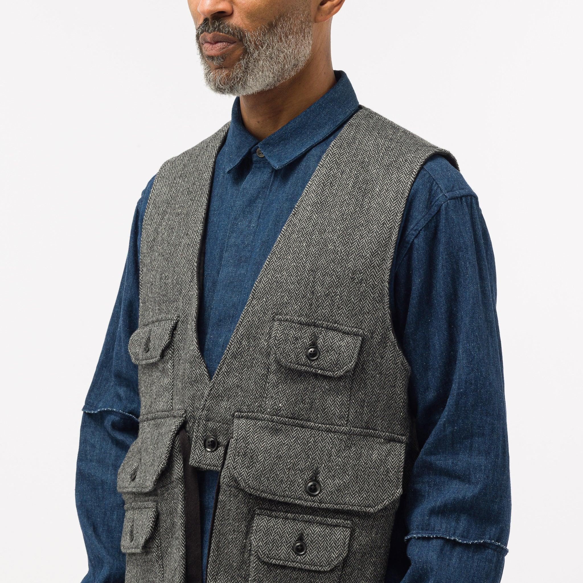 Engineered Garments Fowl Vest in Blue for Men | Lyst