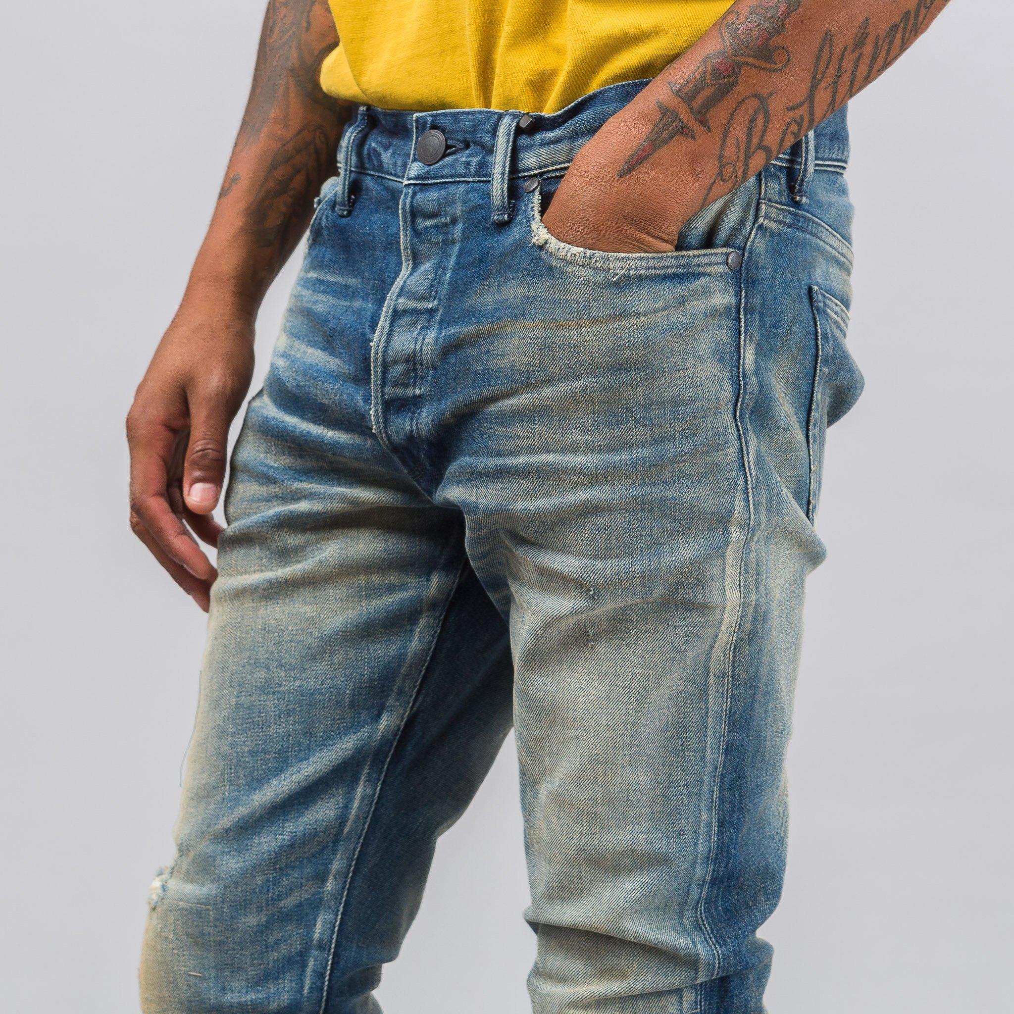 John Elliott Cast 2 Denim In Vintage 
