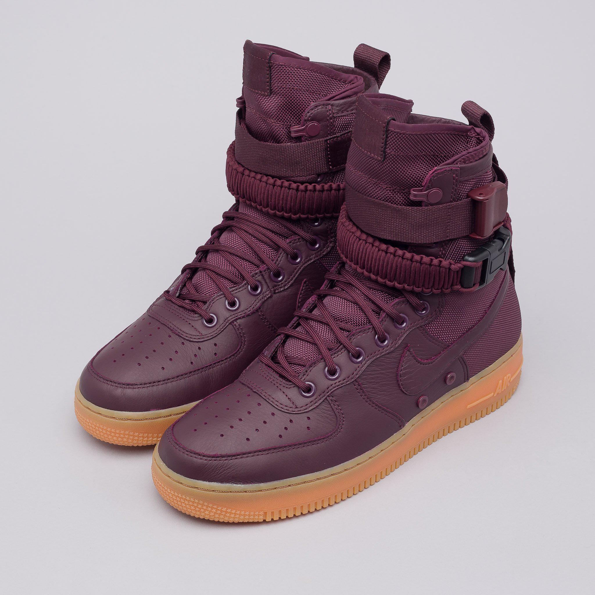Nike Leather Special Field Air Force 1 In Deep Burgundy In Purple For Men Lyst