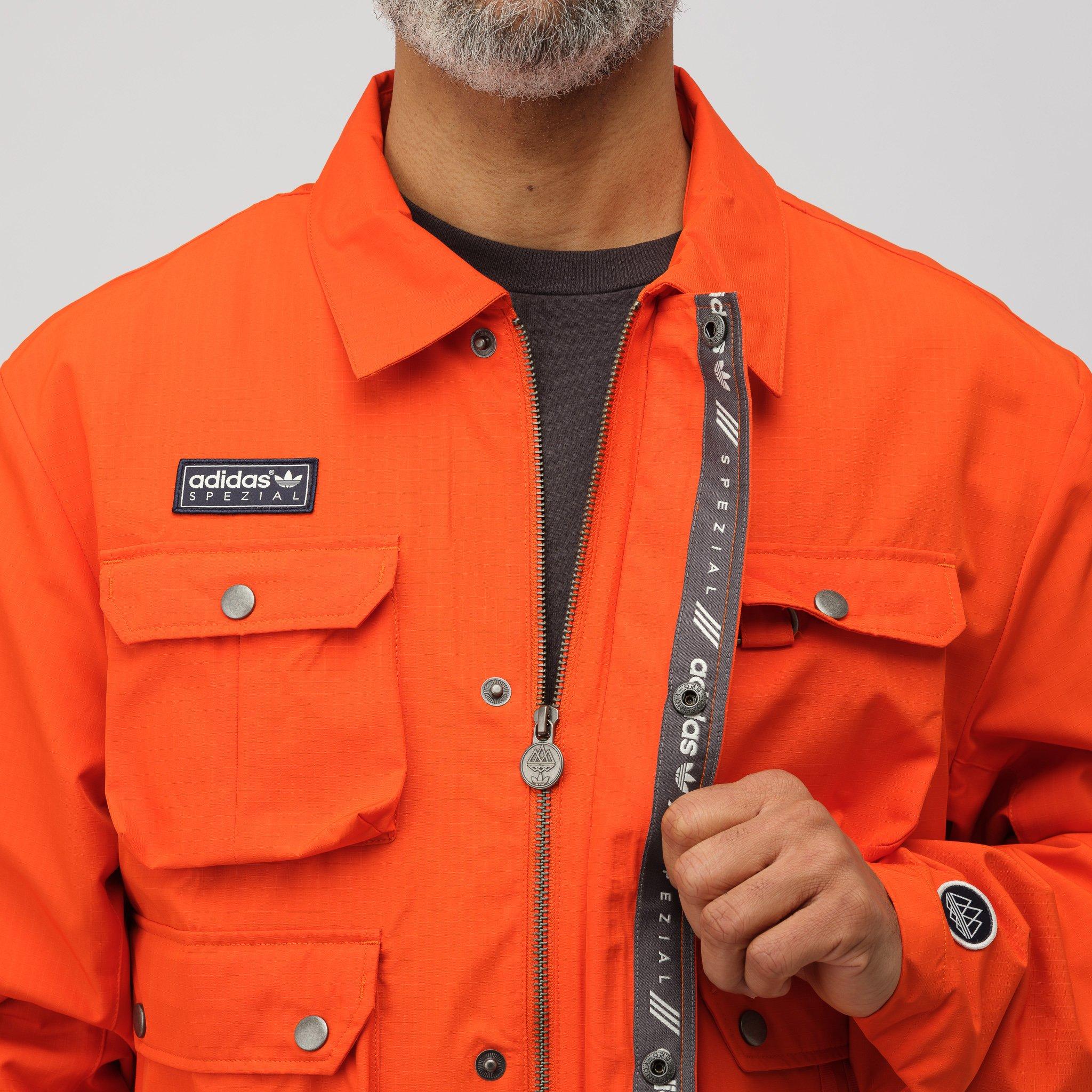 adidas Synthetic Wardour Military Jacket In Orange for Men - Lyst