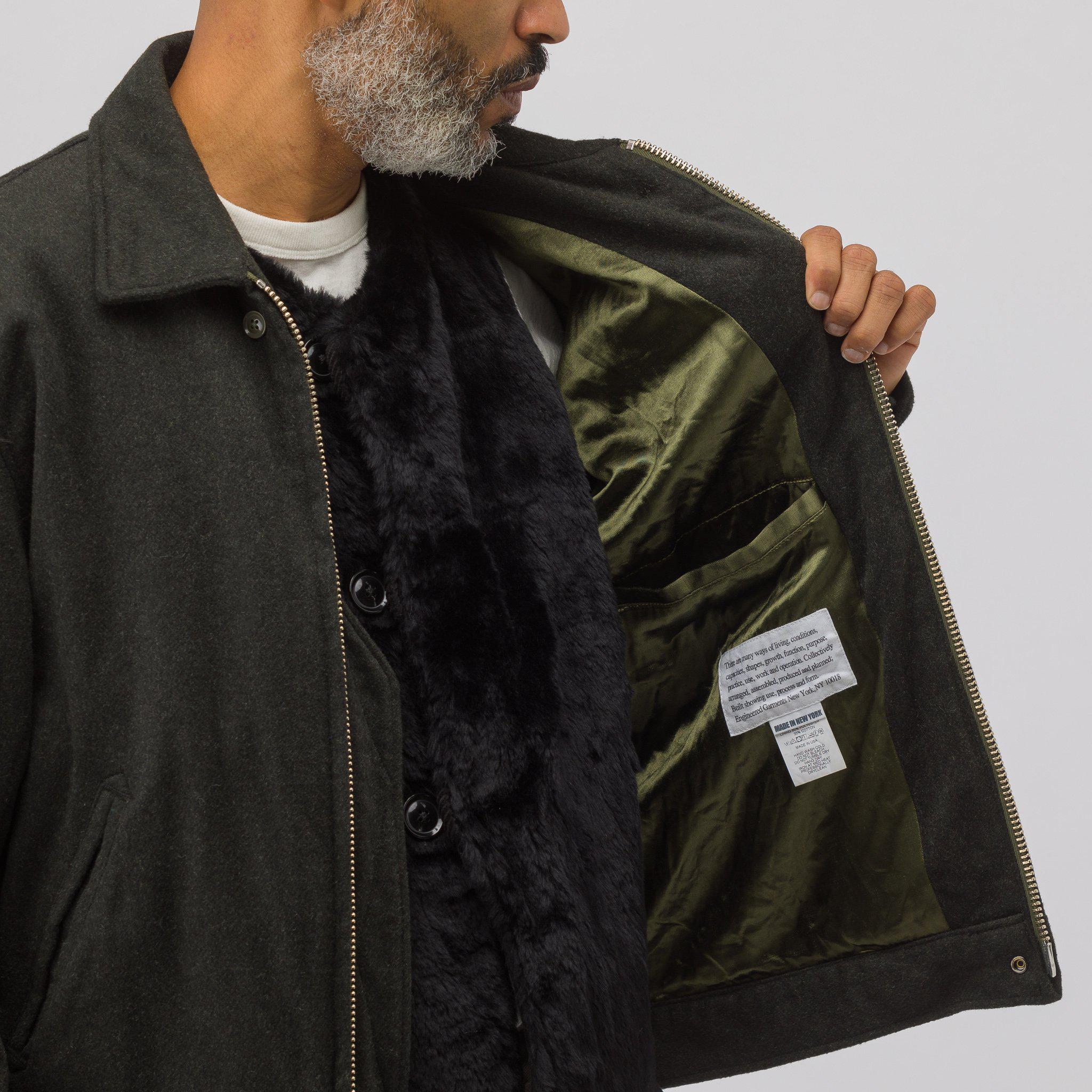 engineered garments driver jacket