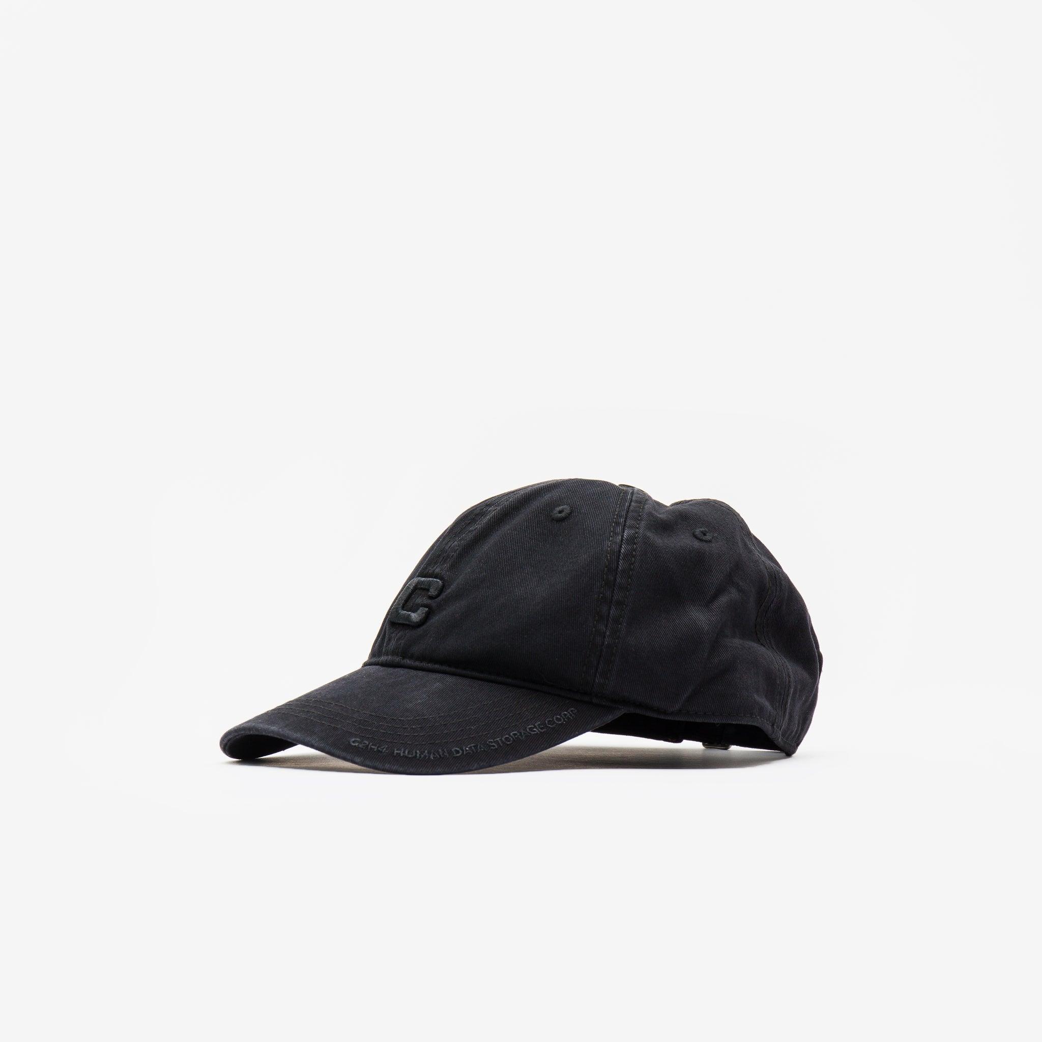 C2H4 Cotton Hds Cap in Faded Black 