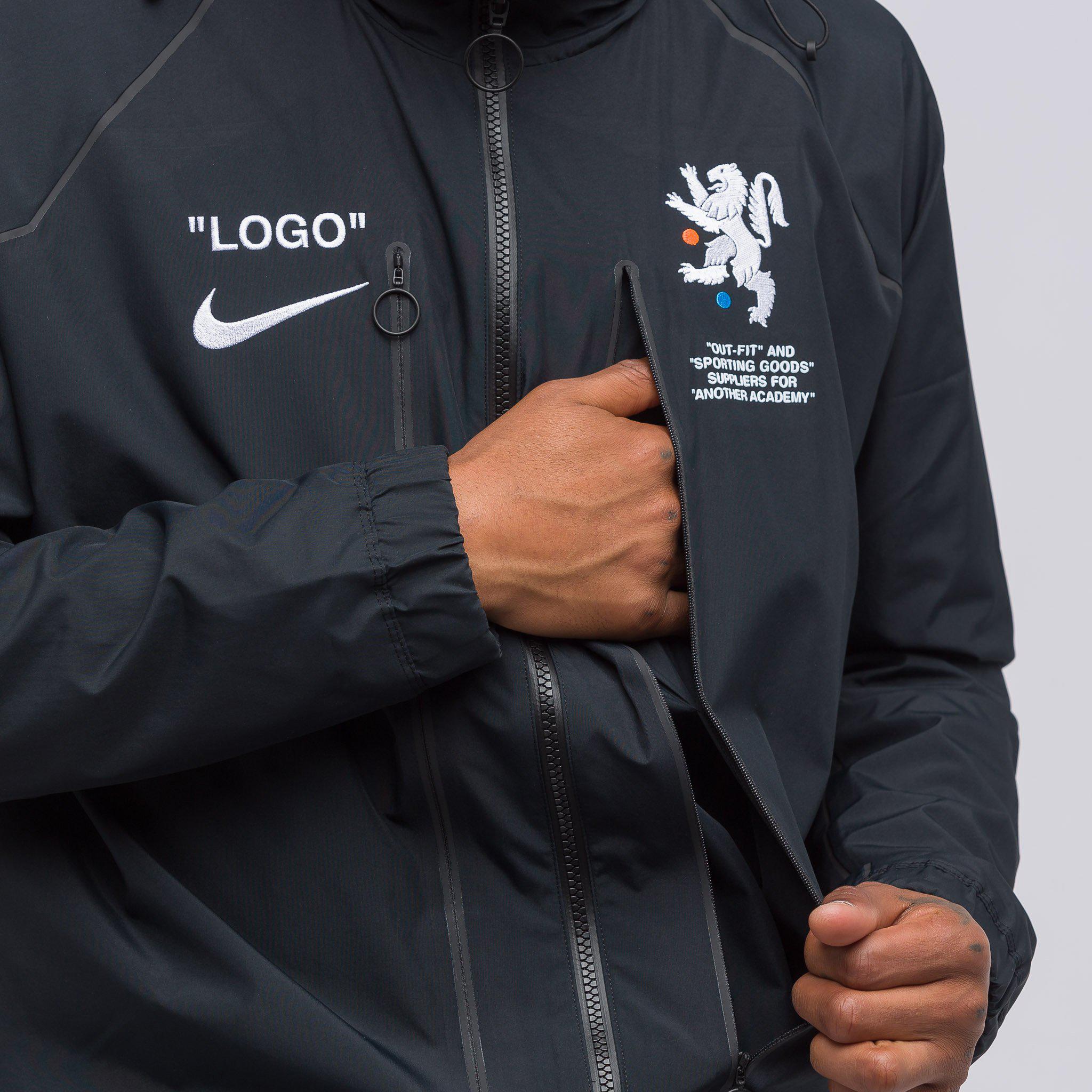 nike x off white track jacket
