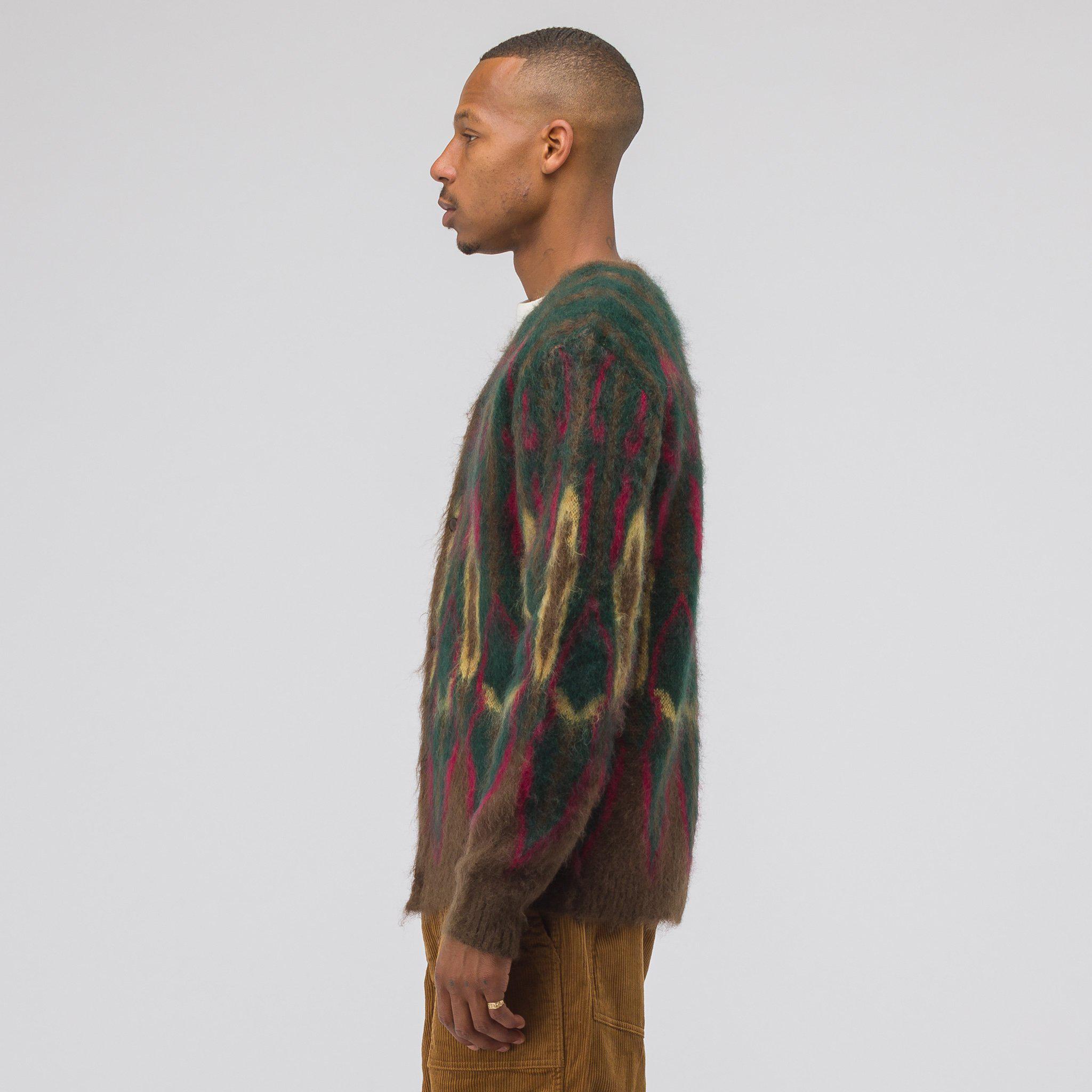 needles psychedelic mohair cardigan