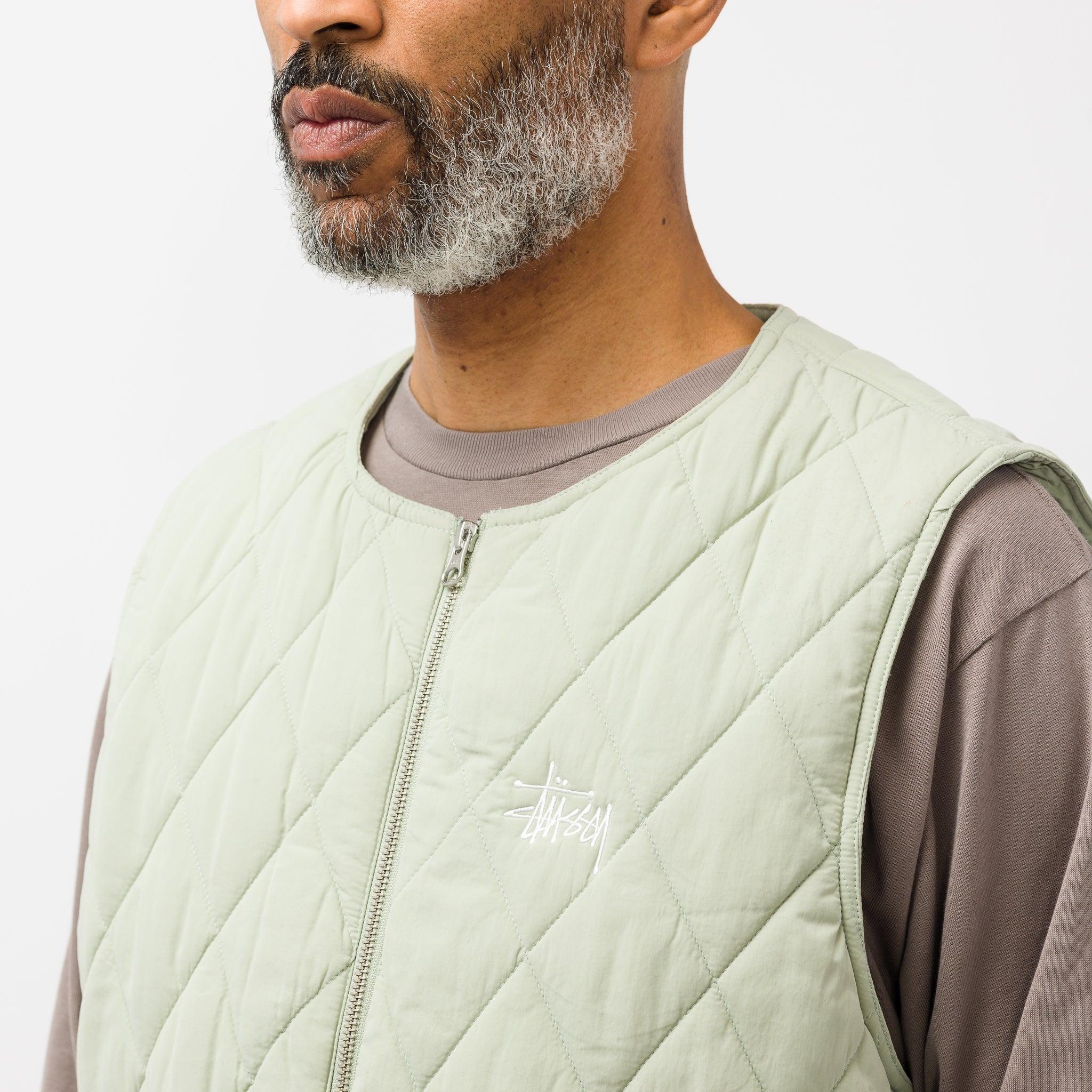 Stussy Synthetic Diamond Quilted Vest for Men | Lyst