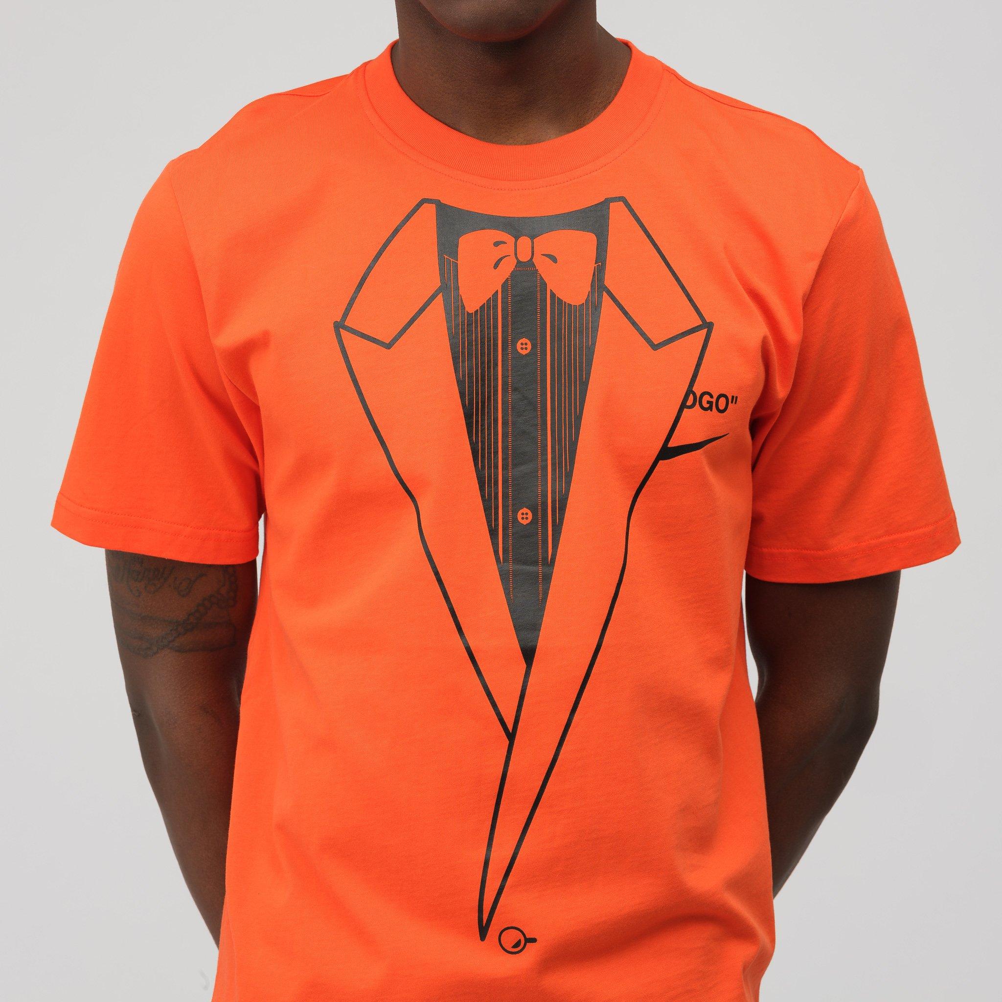 Nike Cotton Off-white Nrg A6 T-shirt in Orange/Black (Orange) for Men | Lyst
