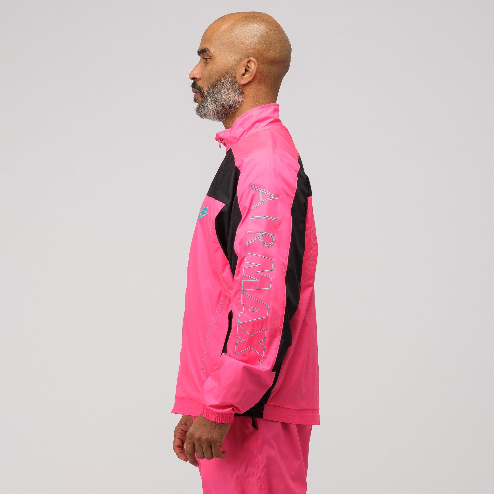 Nike Synthetic Atmos Vintage Patchwork Track Jacket in Pink/Black 