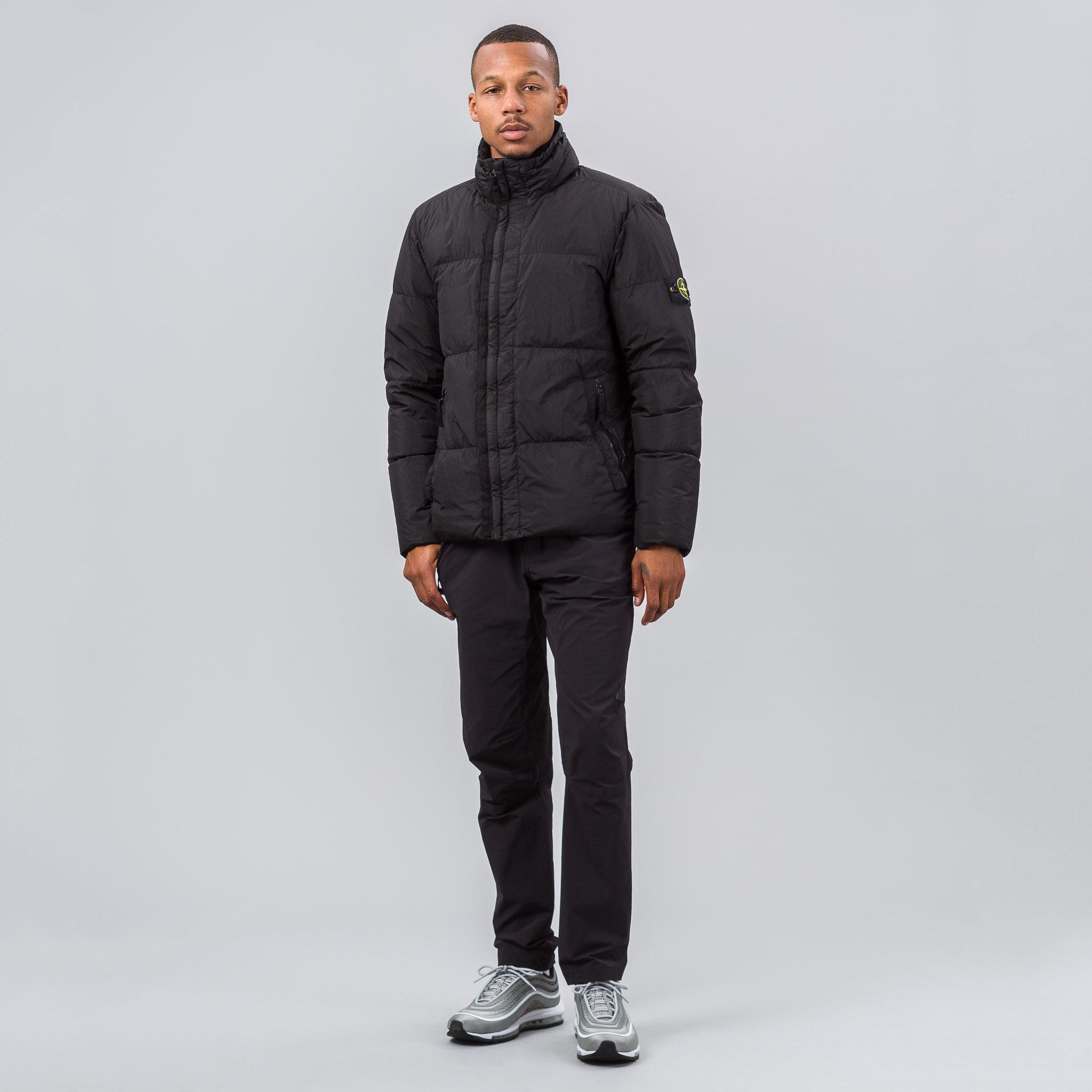 Stone Island 40223 Garment Dyed Crinkle Reps Puffy Down Jacket In Black for  Men | Lyst