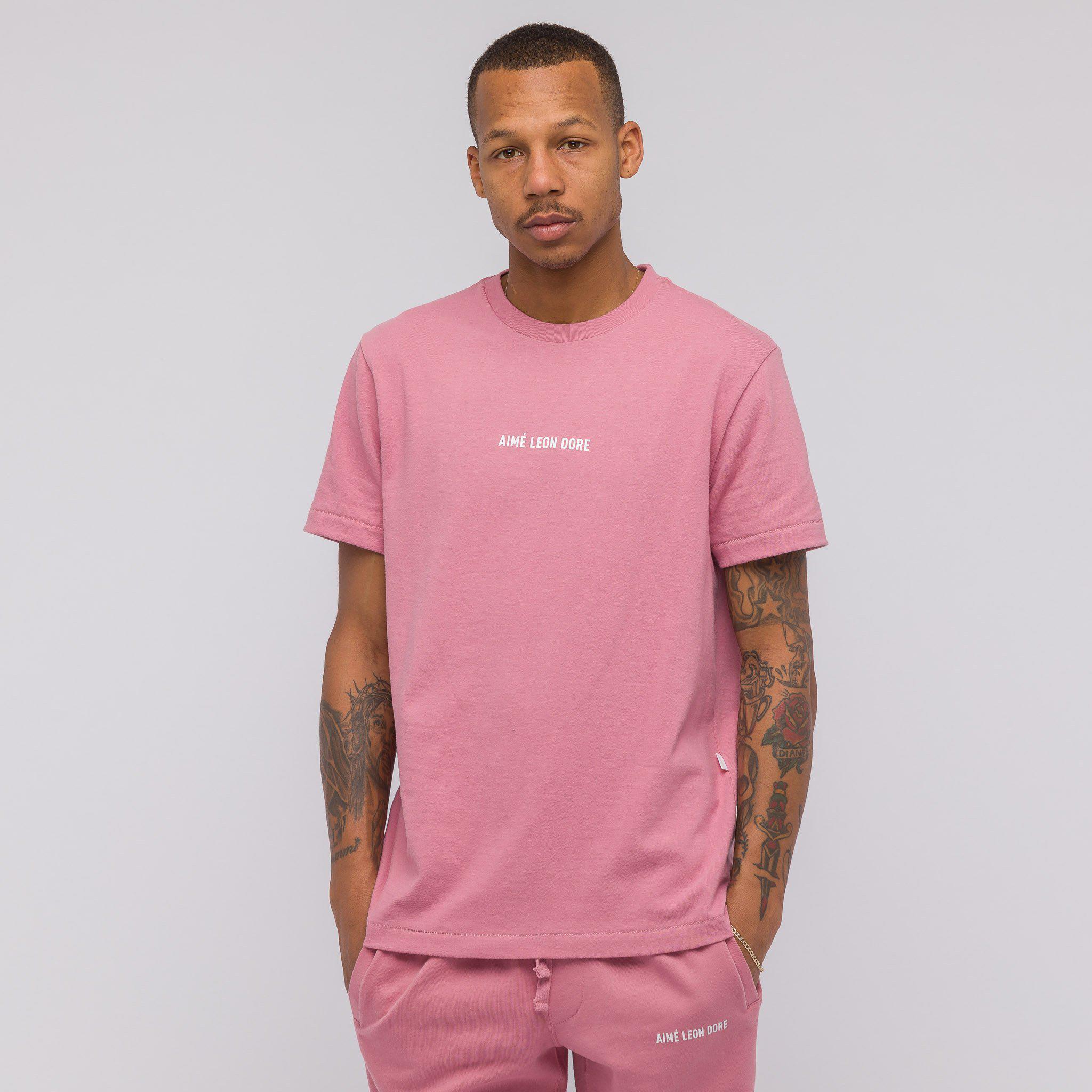 Aimé Leon Dore Graphic Ald T-shirt In Pink for Men | Lyst