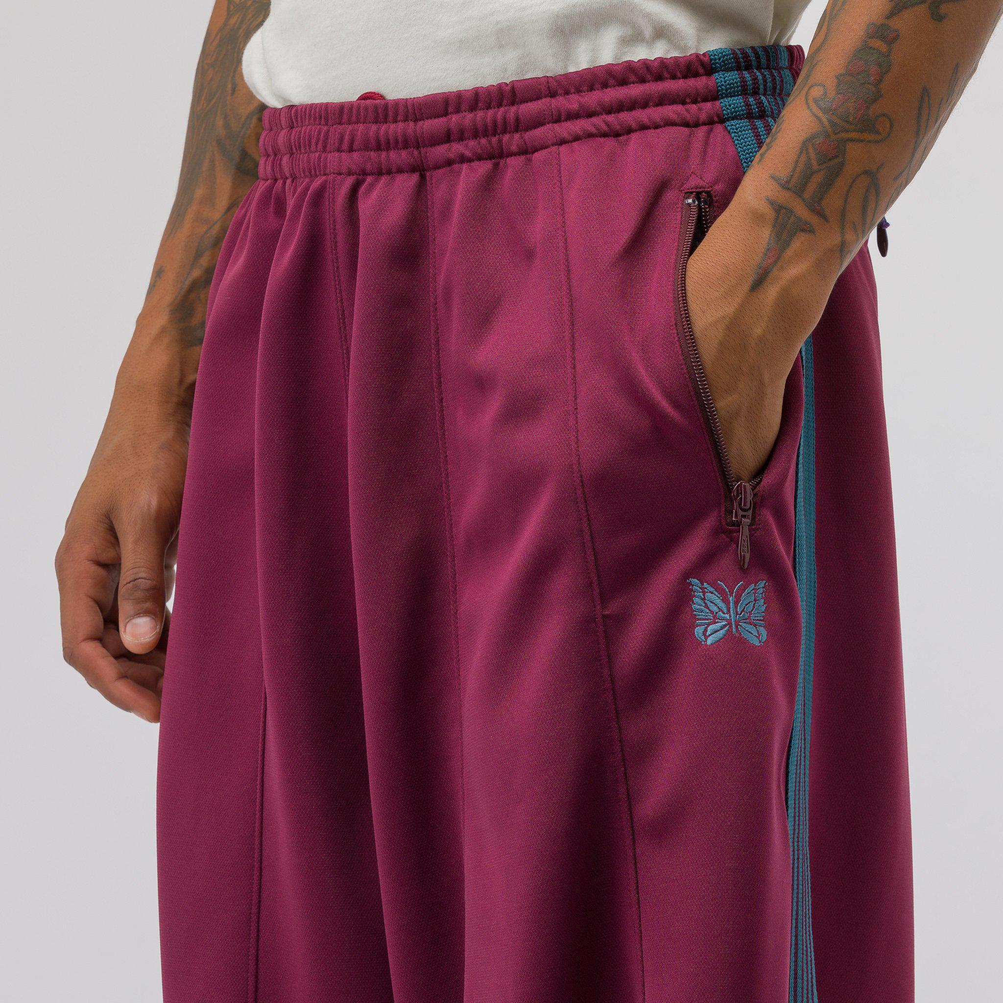needles poly smooth track pant