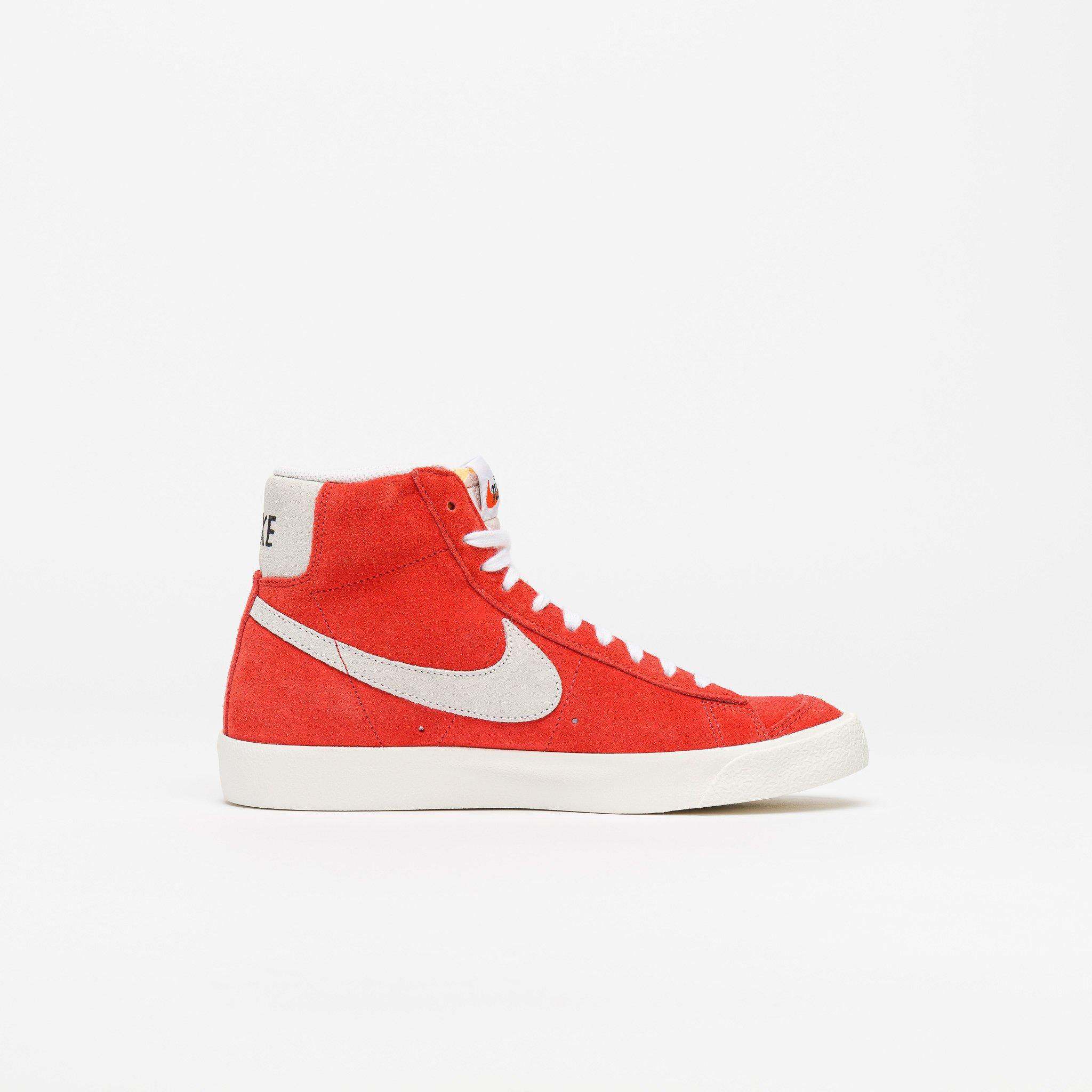 Nike Blazer Mid 77 Suede in Red for Men | Lyst