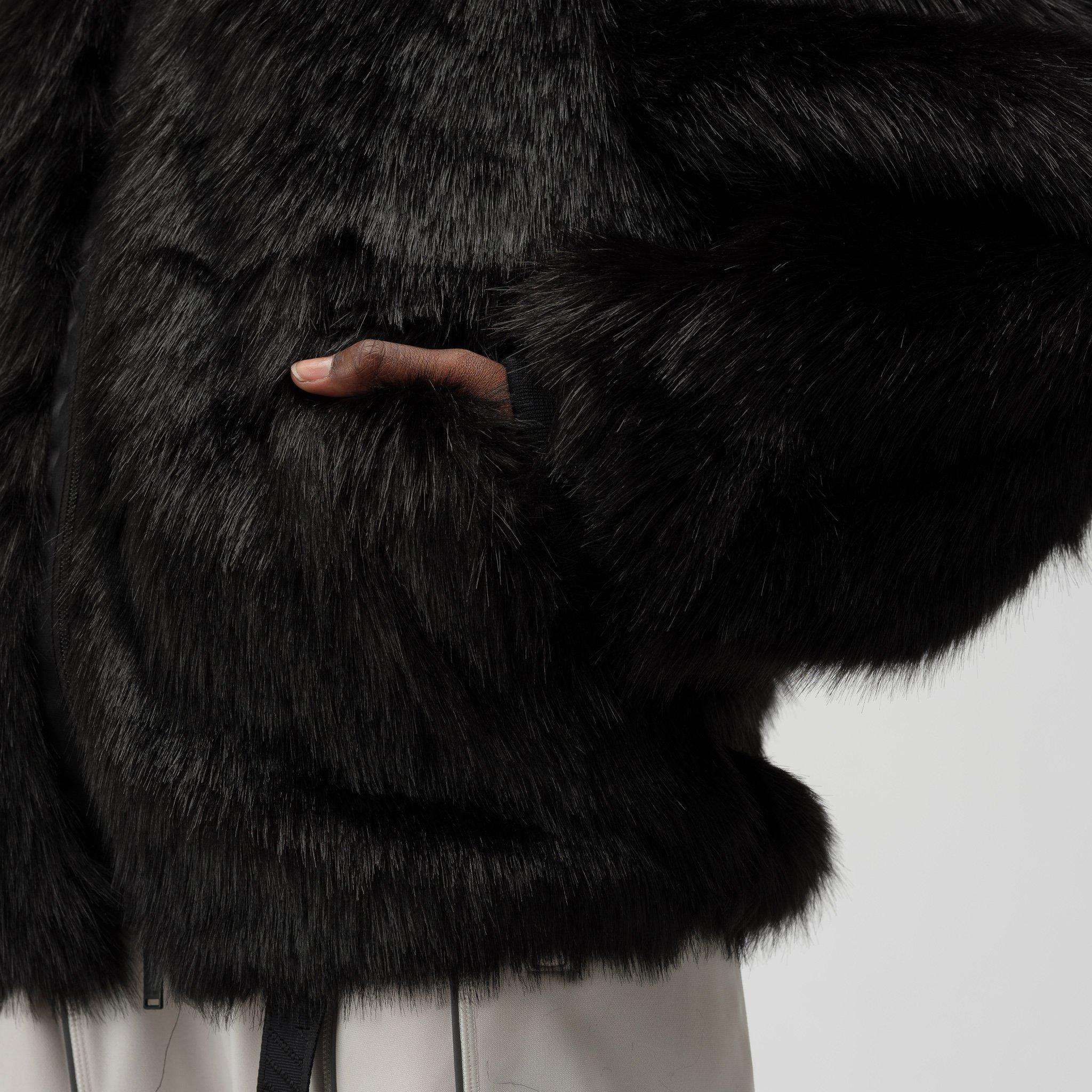 Nike X Ambush Women's Reversible Faux-fur Coat In Black for Men - Lyst