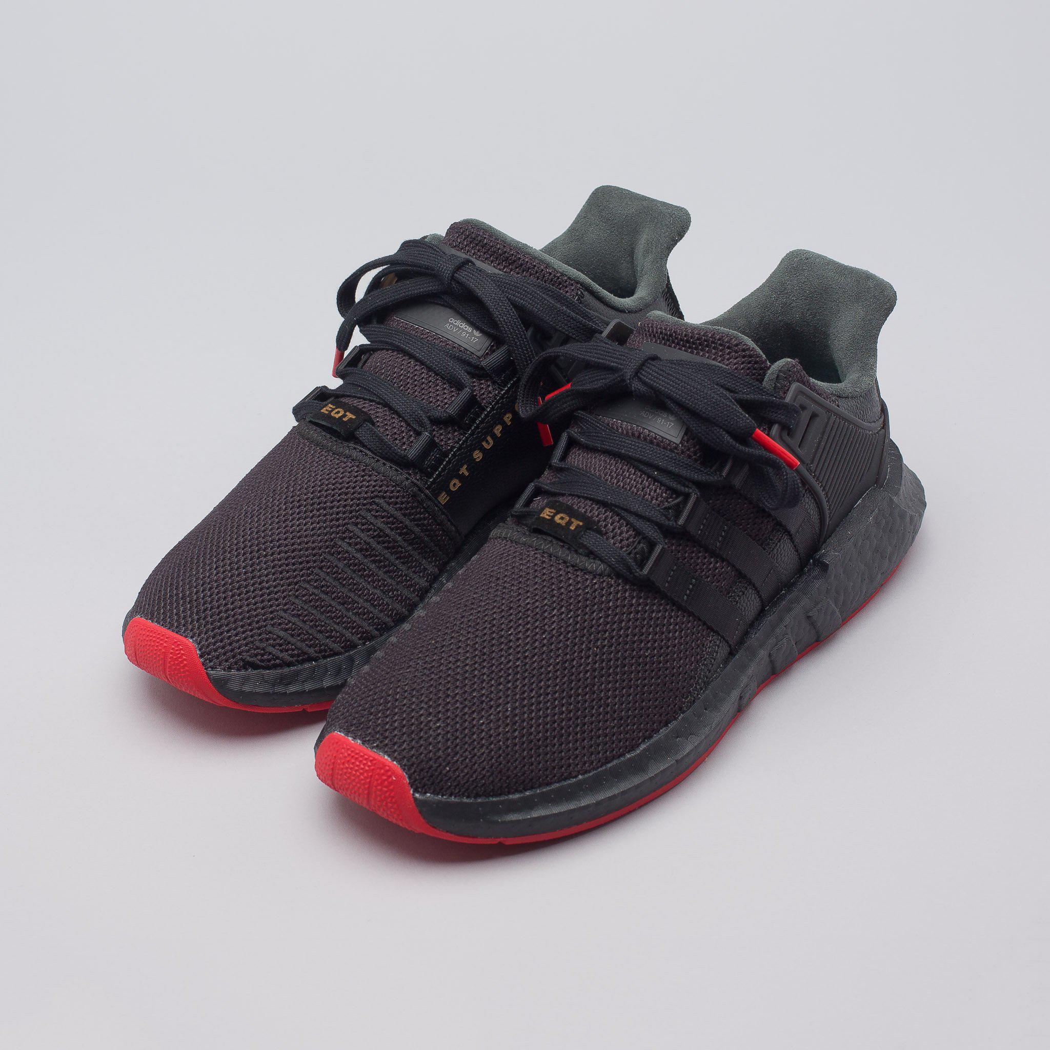 adidas Rubber Eqt Support 93/17 Red Carpet In Core Black for Men - Lyst