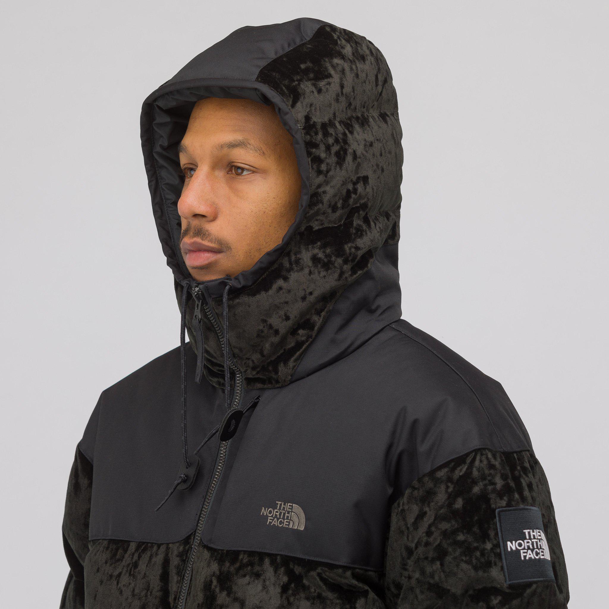 the north face black series urban velvet nuptse jacket