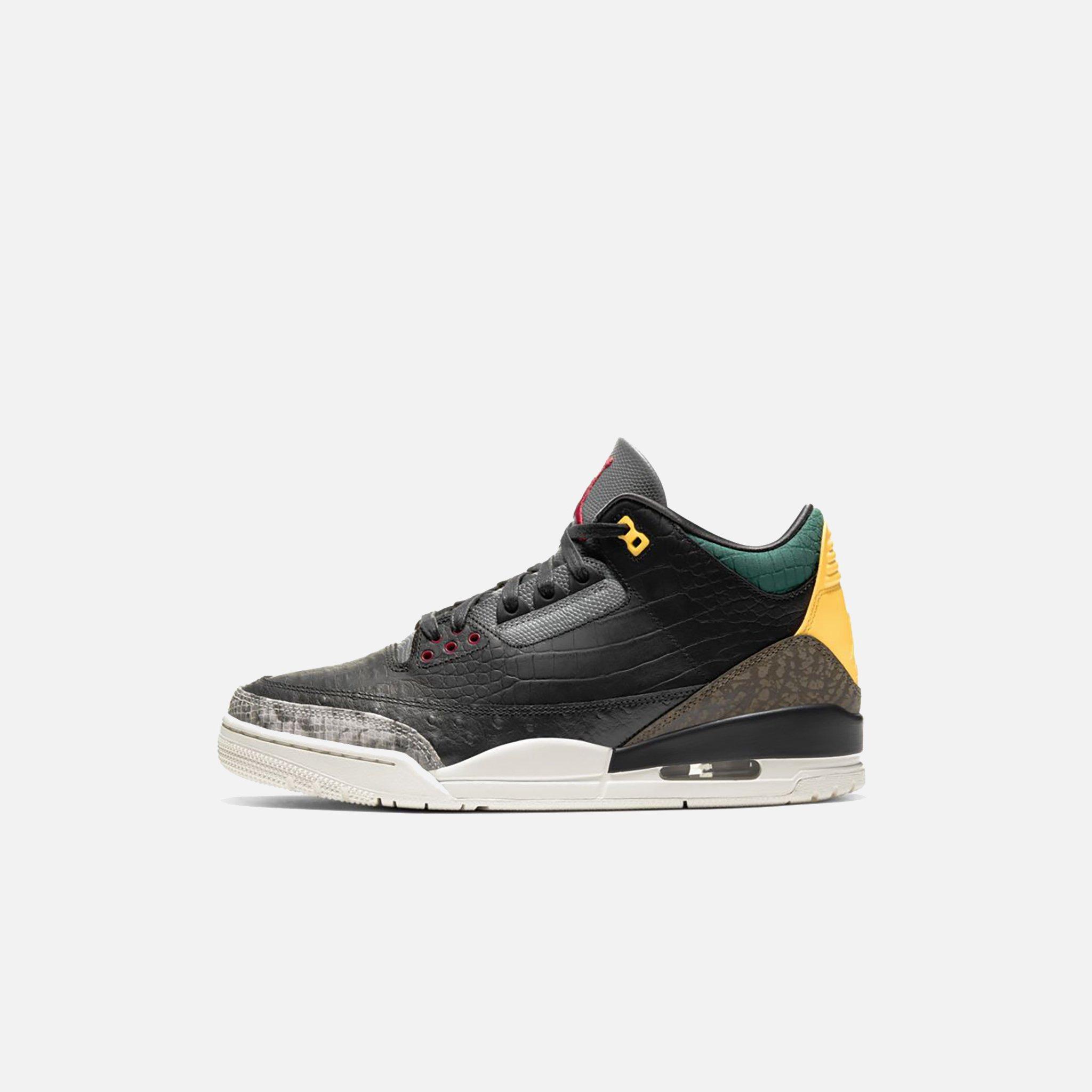 Nike Air Jordan 3 Retro Se in Black/White/Green (Black) for Men 