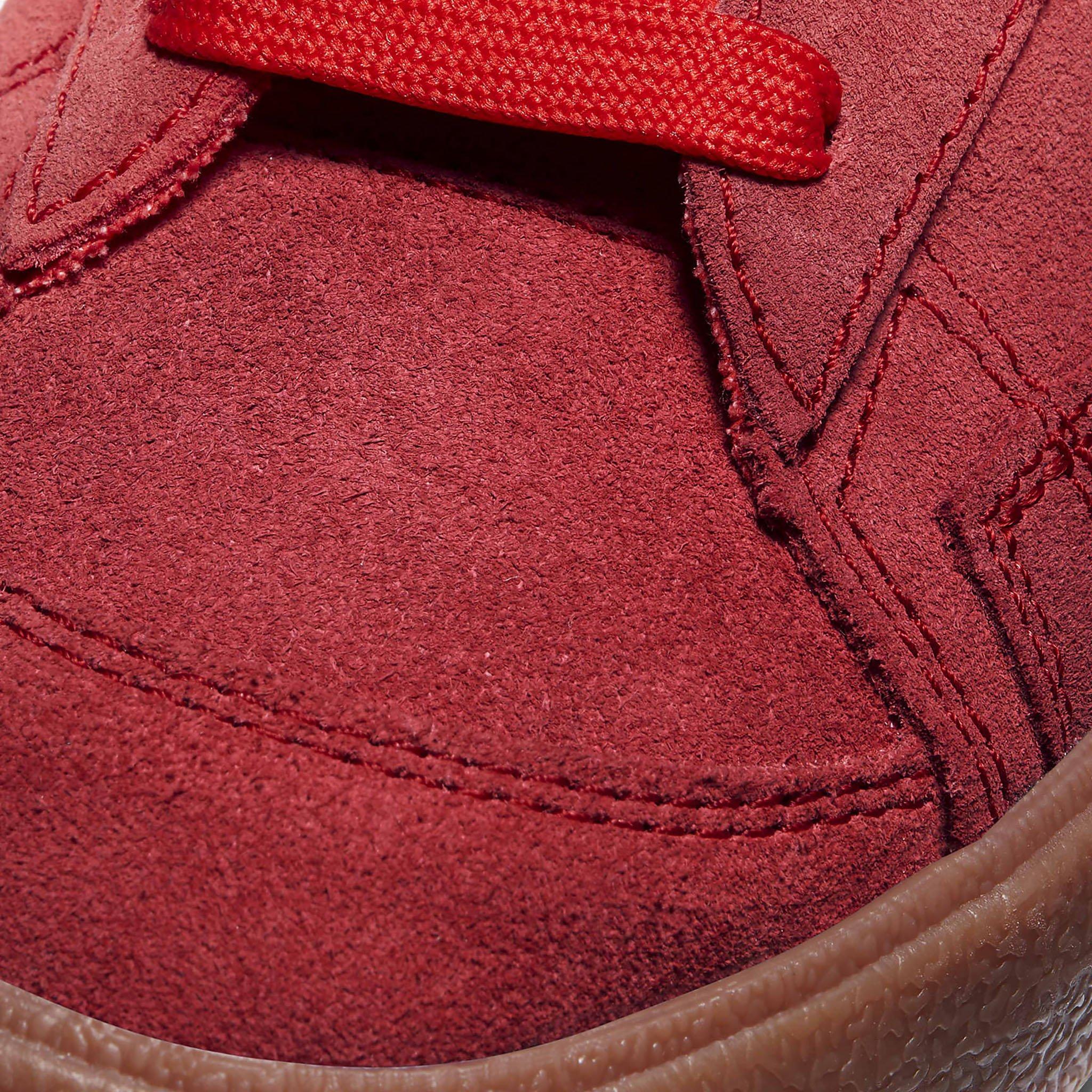 nike blazer red suede