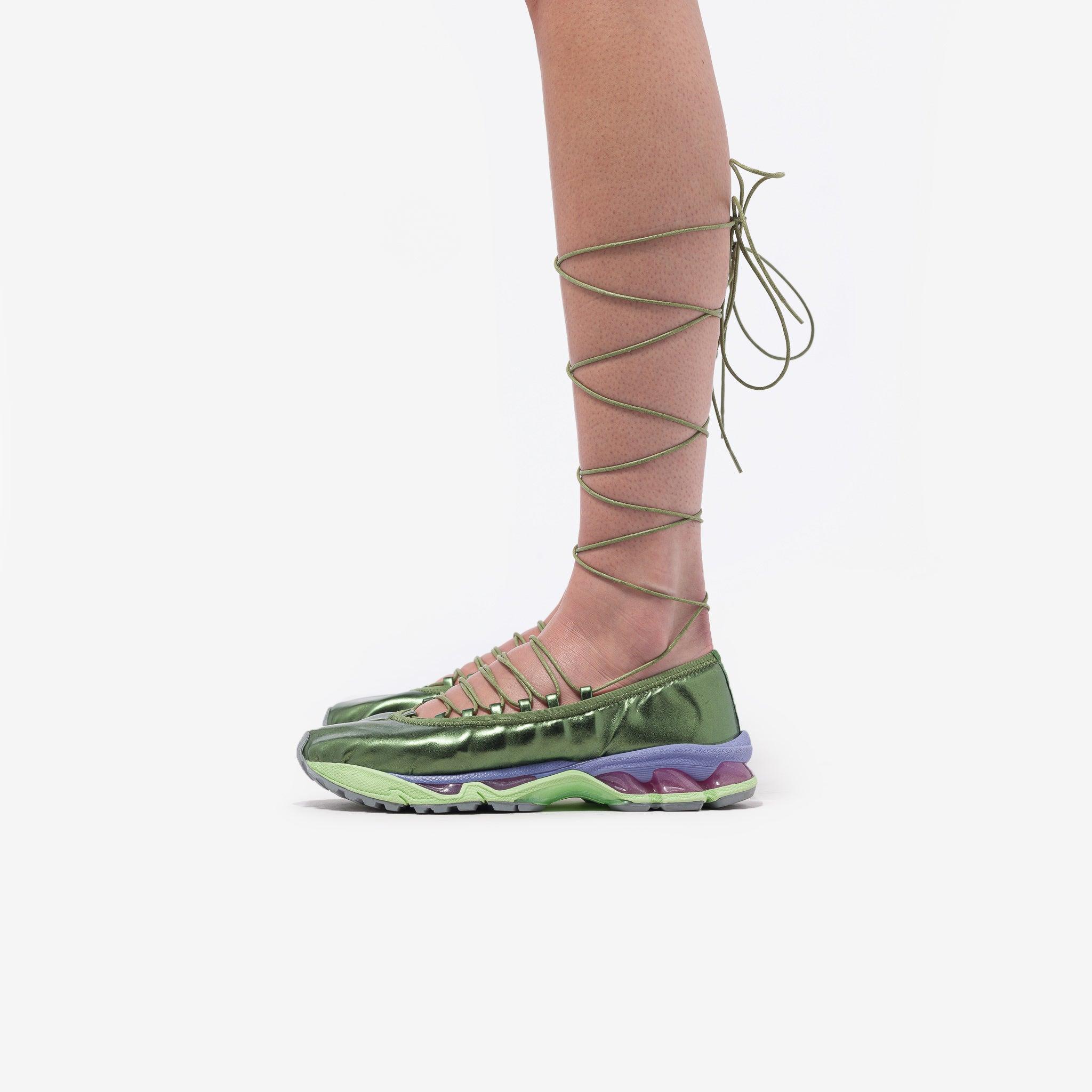 Kiko Kostadinov Ballet Hybrid Shoe in Green | Lyst UK