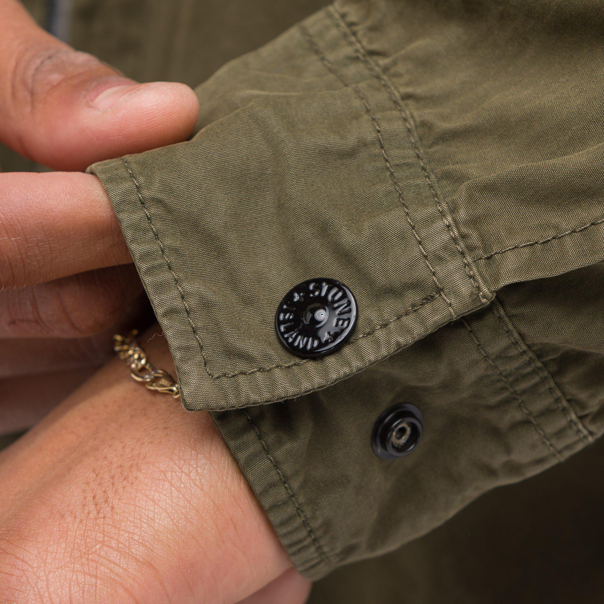 Stone Island Cotton 111wn T Co Old Jacket In Olive In Green For Men Lyst Stone Island Cotton 111wn T Co Old Jacket In Olive In Green For Men Lyst