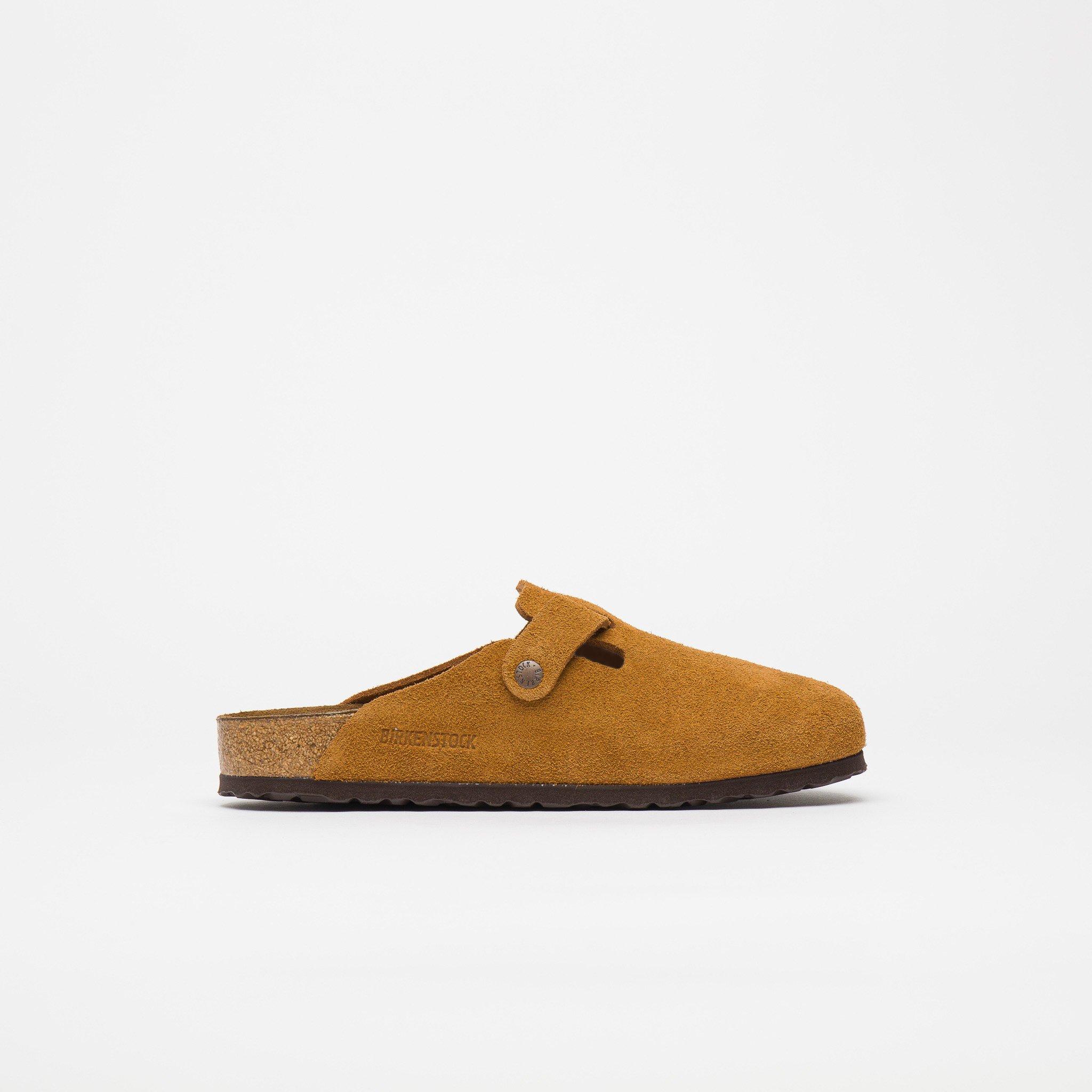 birkenstock boston suede mink