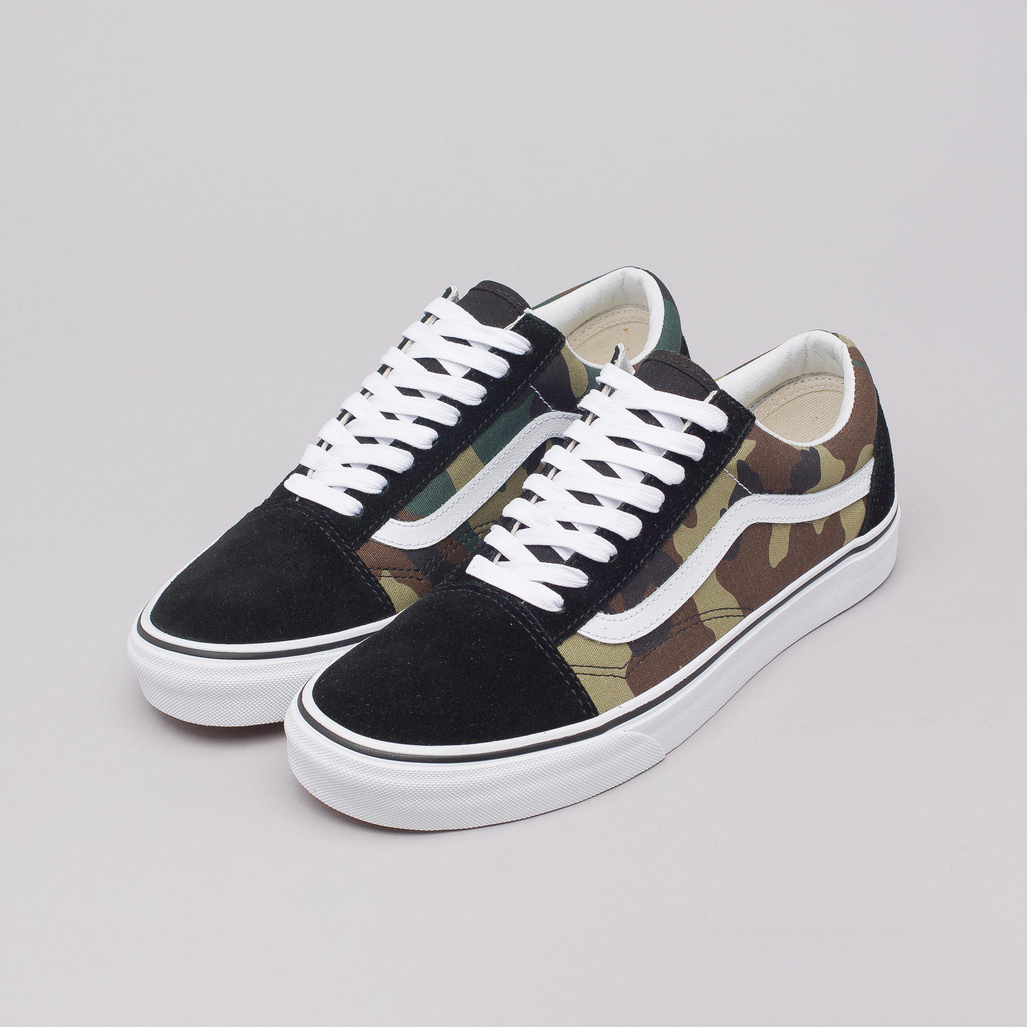 old skool woodland camo