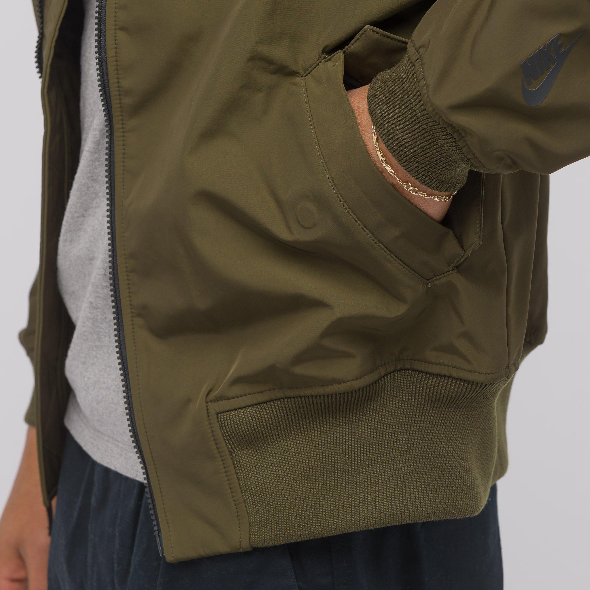 nike jacket olive green