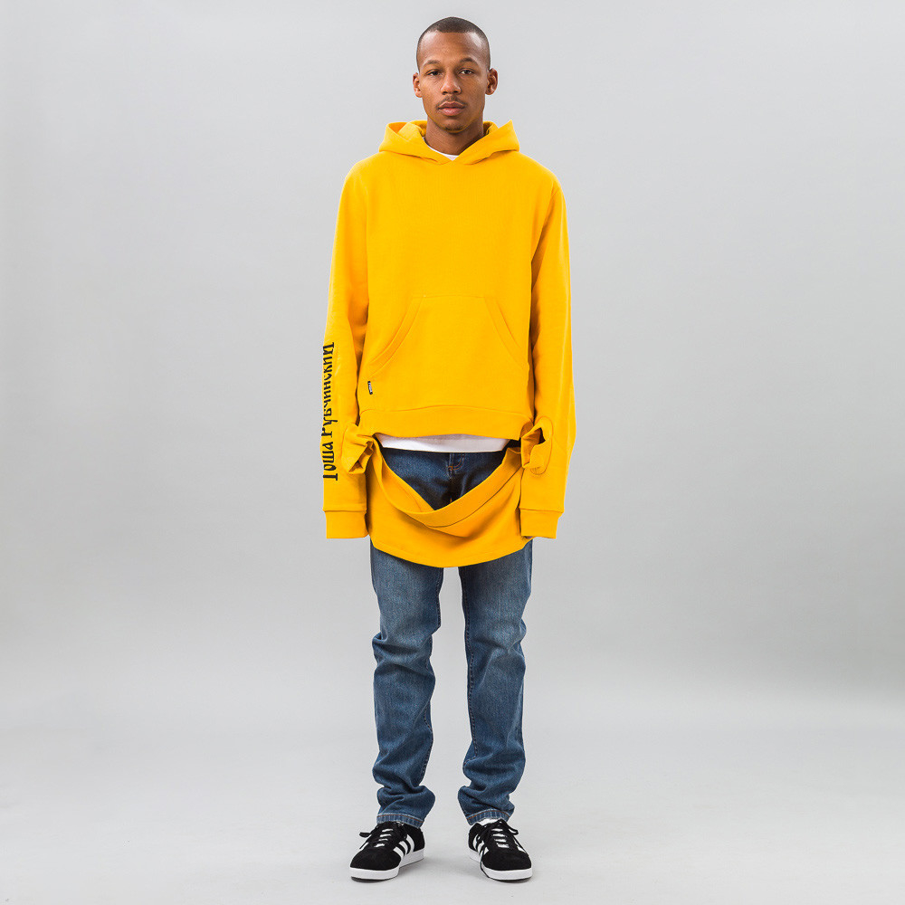 Gosha Rubchinskiy Cotton Oversized Double Cuff Sweatshirt In Yellow in Blue  for Men - Lyst