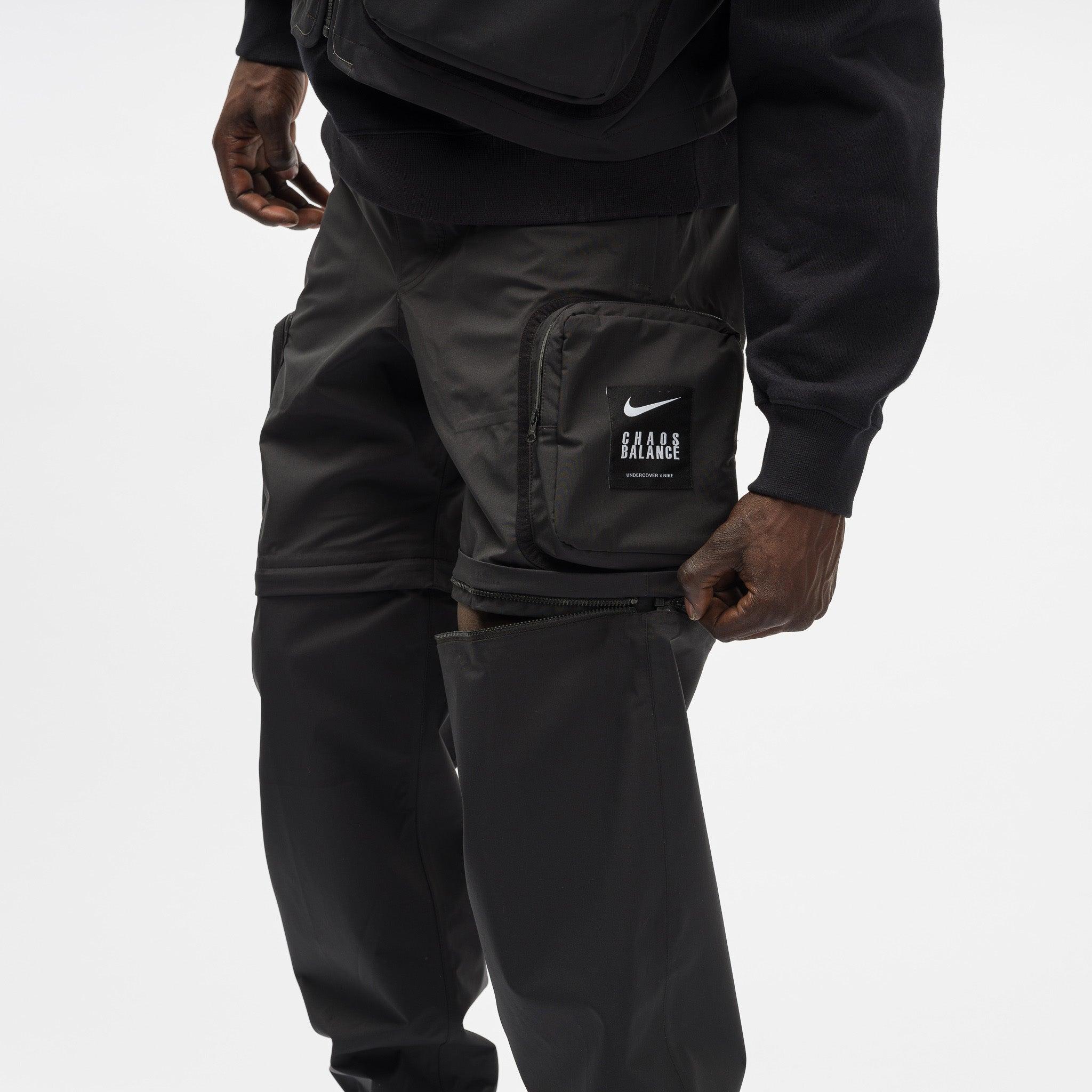 Nike Synthetic Undercover 2-in-1 Pants in Black for Men | Lyst