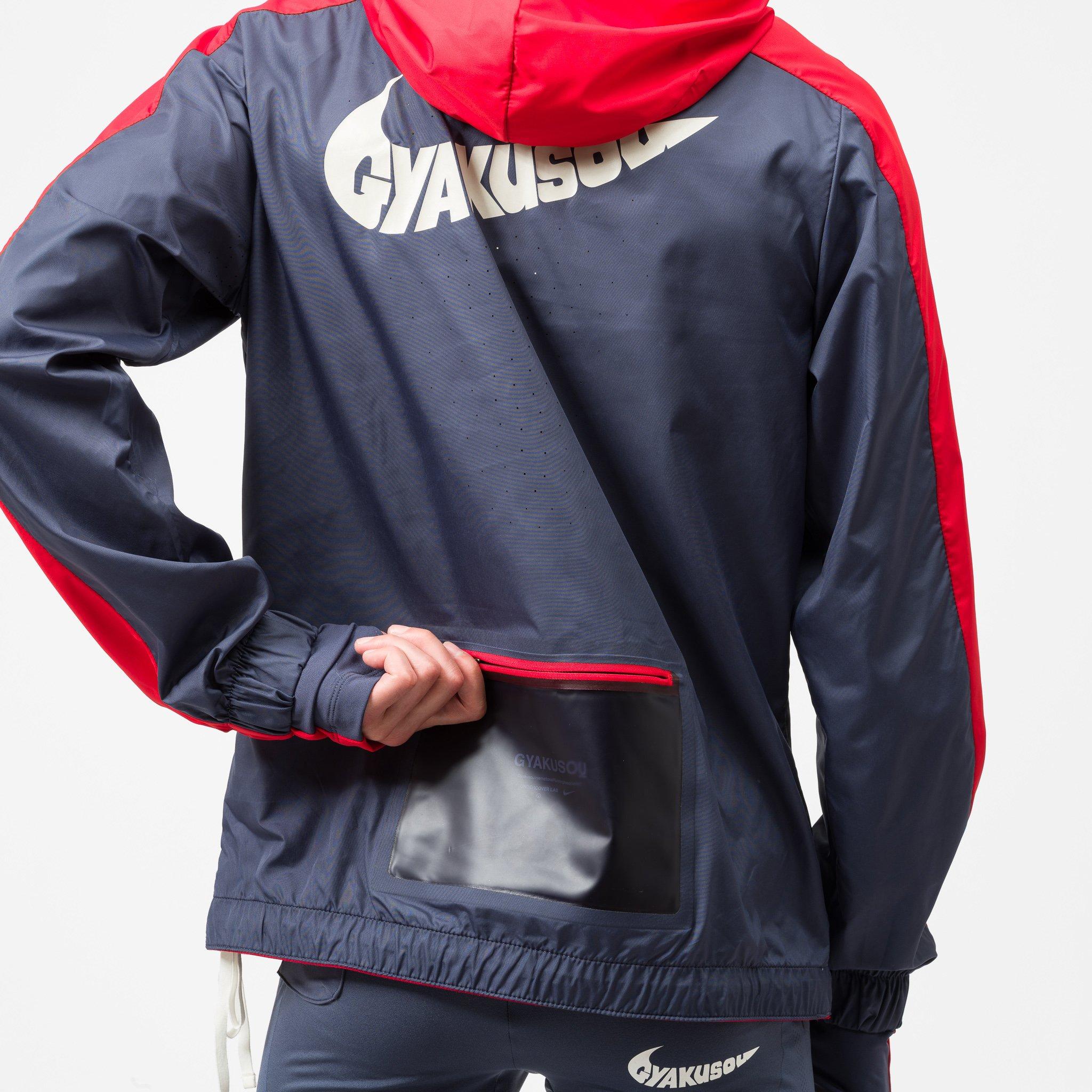 Download Nike Synthetic Gyakusou Half-zip Hooded Jacket in Blue for ...