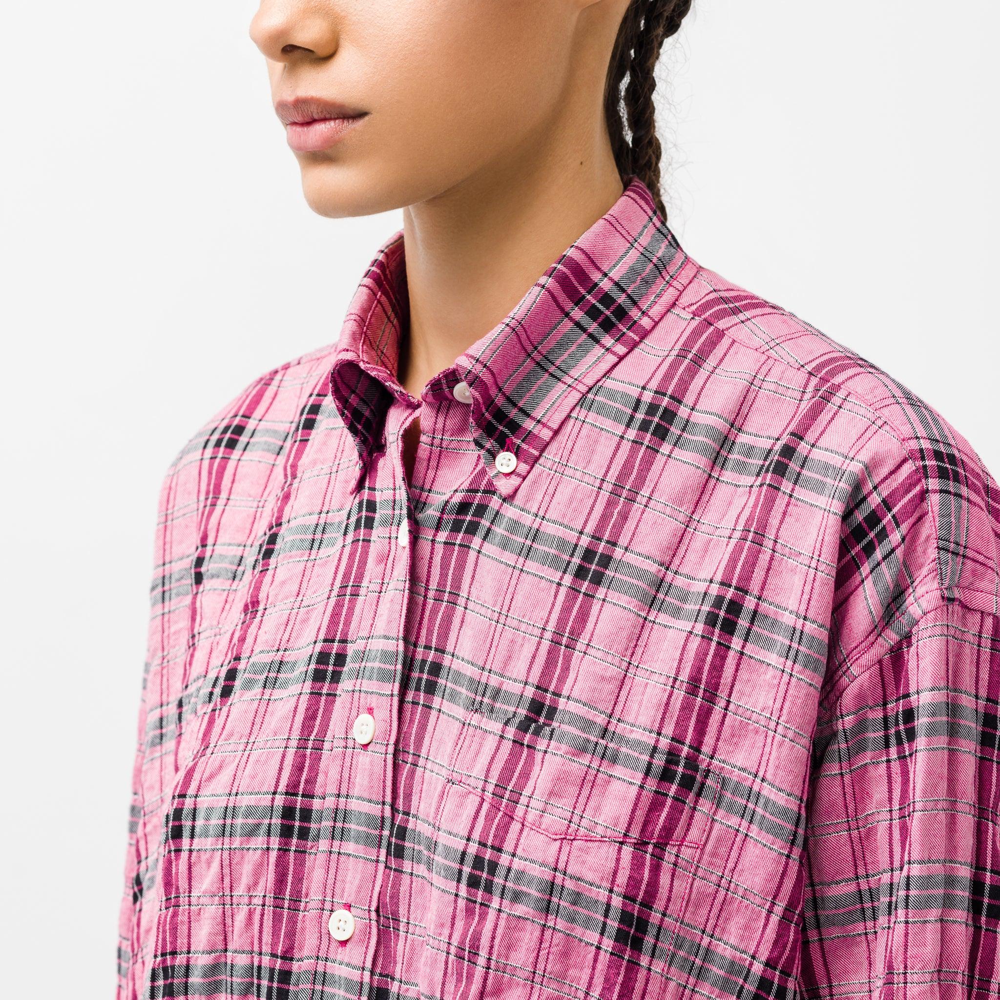 シャツ OUR LEGACY CHECK SHIRT ピンク チェックシャツの通販 by カツト's shop｜ラクマ カテゴリ