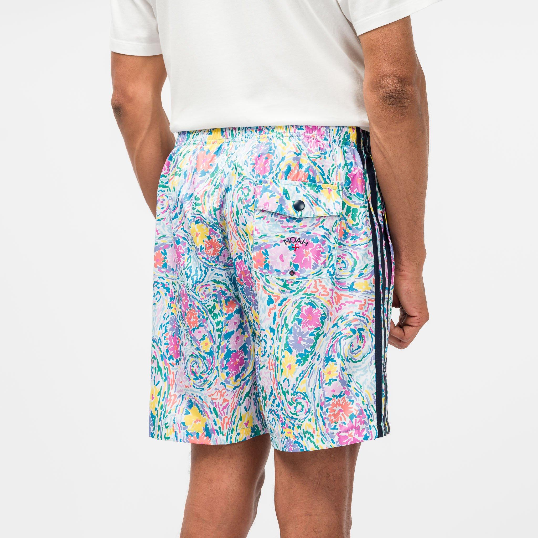 adidas Synthetic Noah Floral Shorts in Blue for Men - Lyst