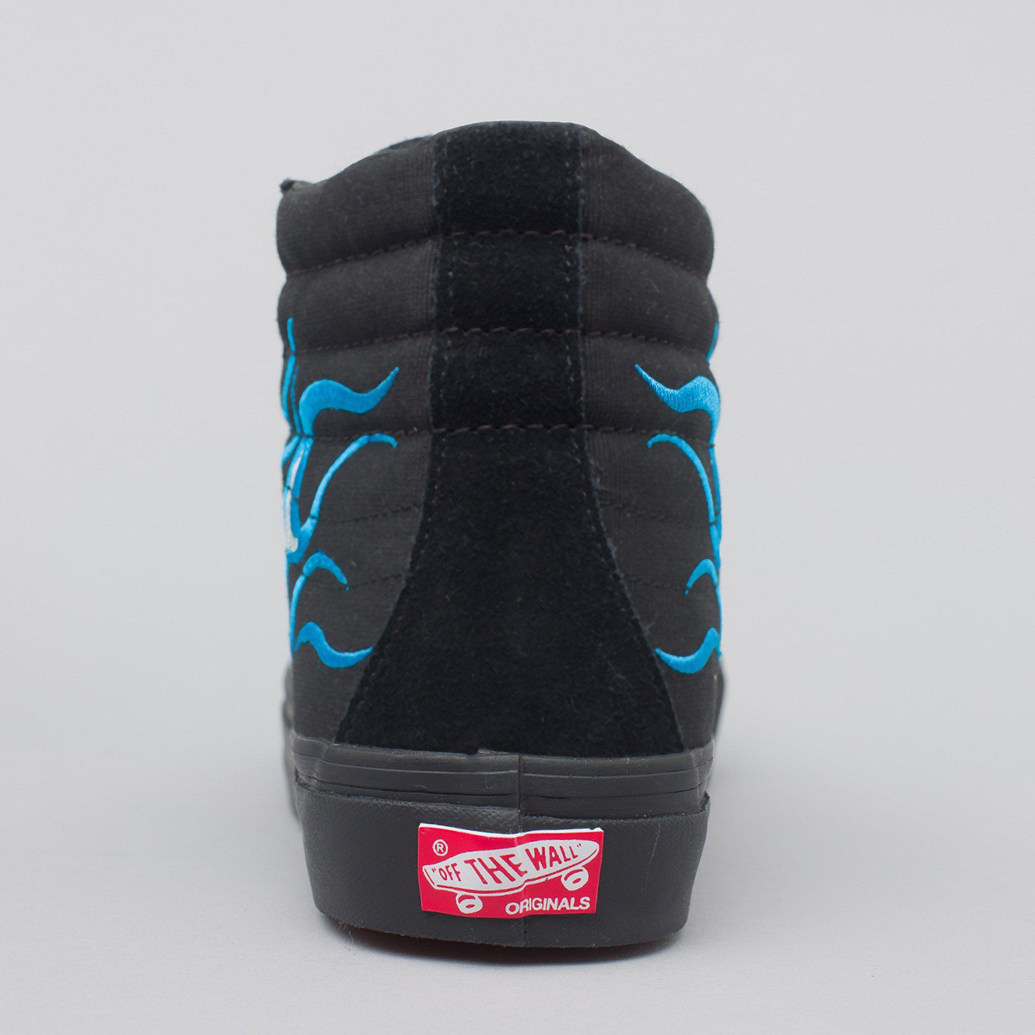 vans x wtaps blue flame
