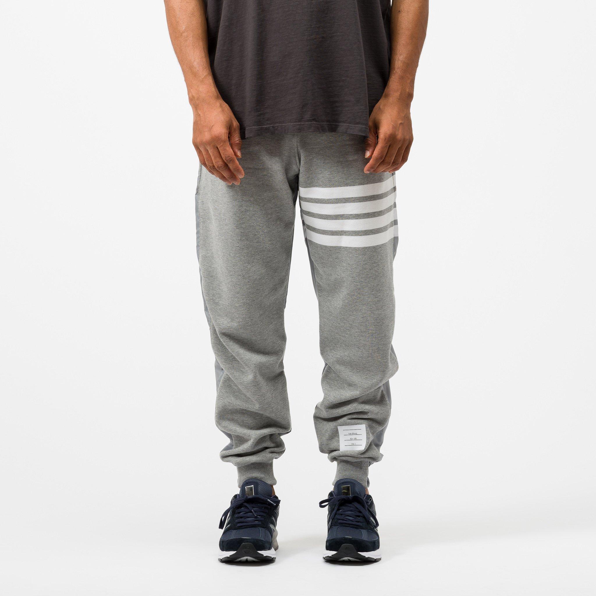 Thom Browne Cotton Half And Half Sweatpants in Grey (Gray) for Men - Lyst